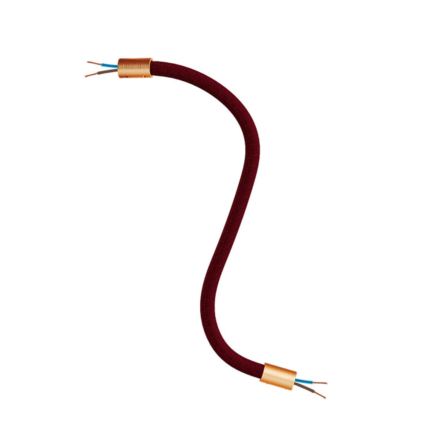 Creative Flex flexible extension tube covered in RM19 Bordeaux fabric with metal ends - Image 26