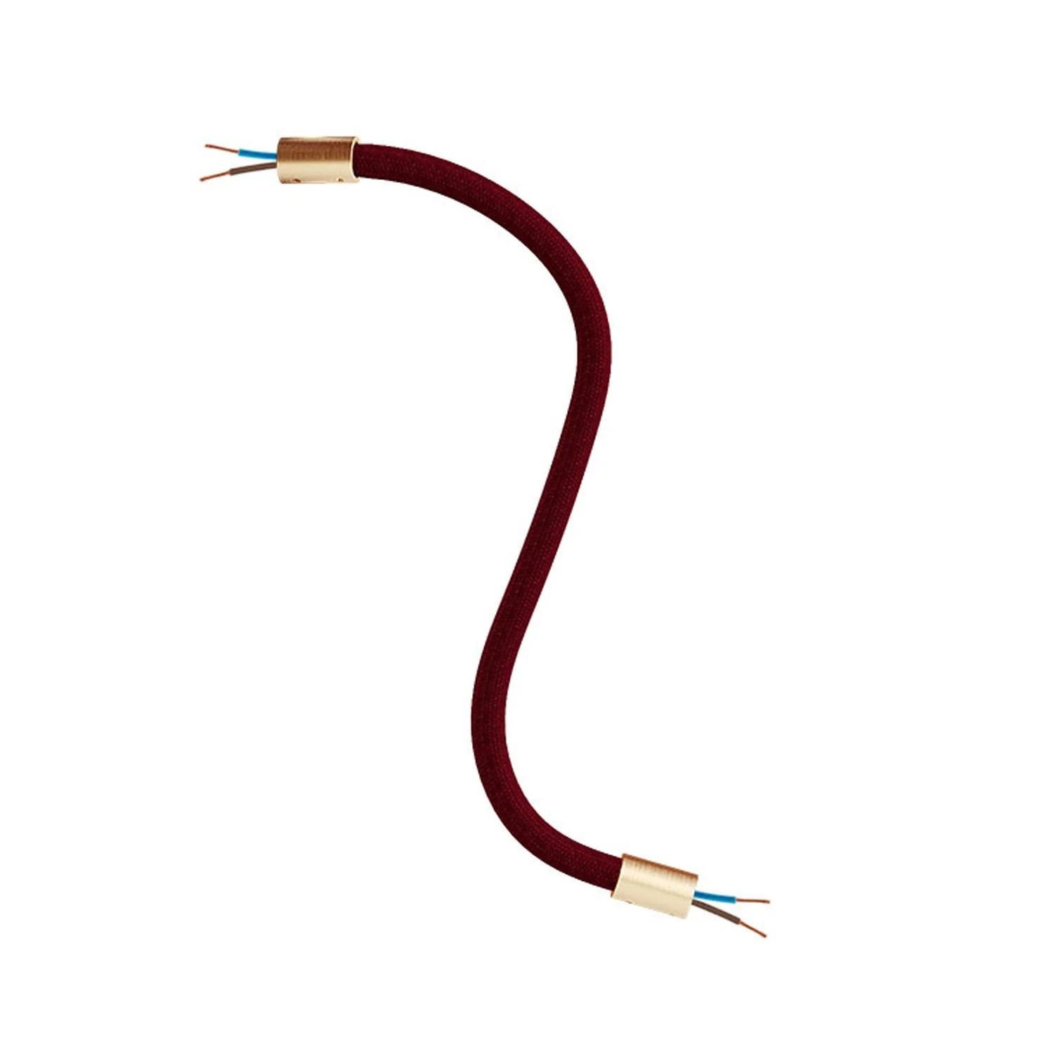 Creative Flex flexible extension tube covered in RM19 Bordeaux fabric with metal ends - Image 33