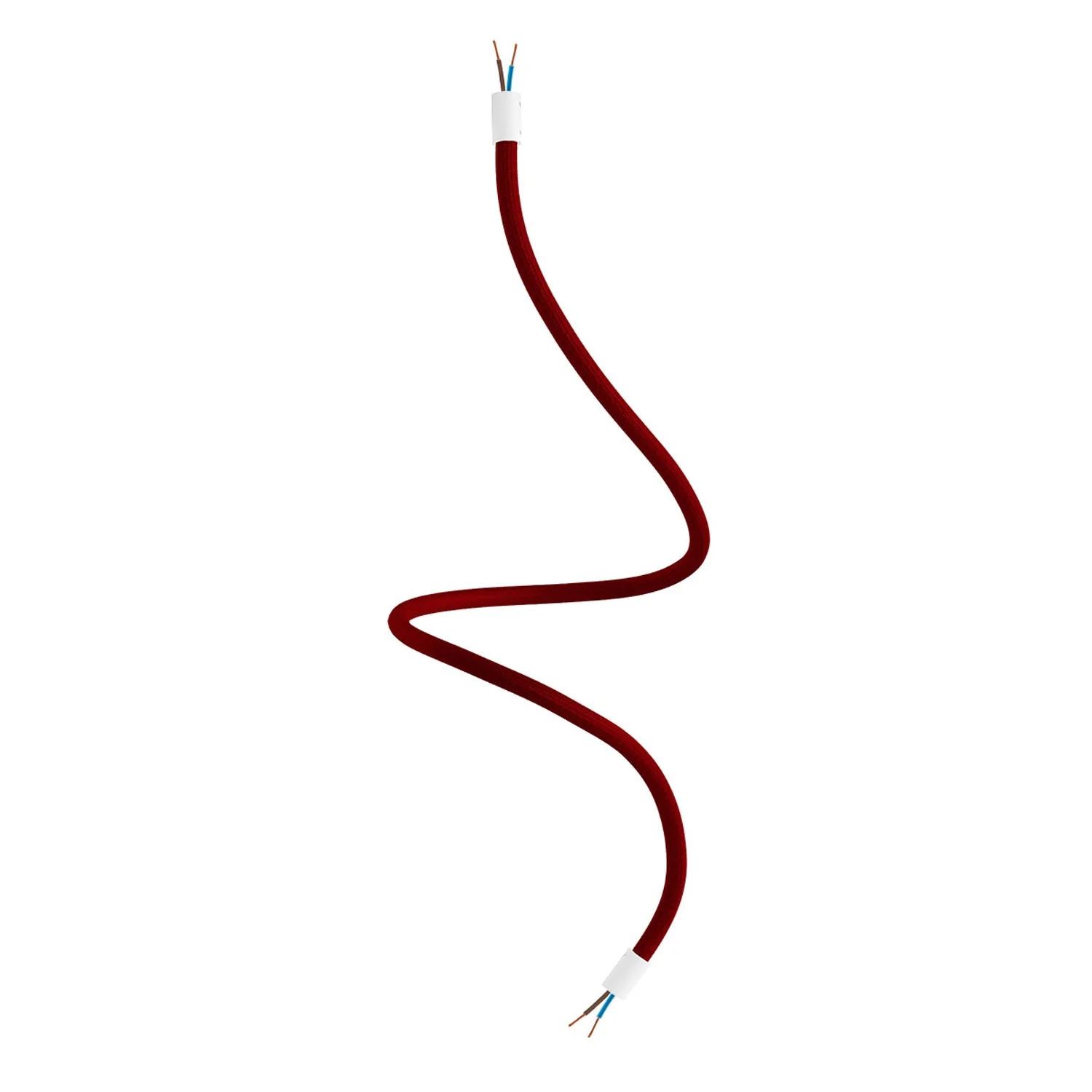 Creative Flex flexible extension tube covered in RM19 Bordeaux fabric with metal ends - Image 9