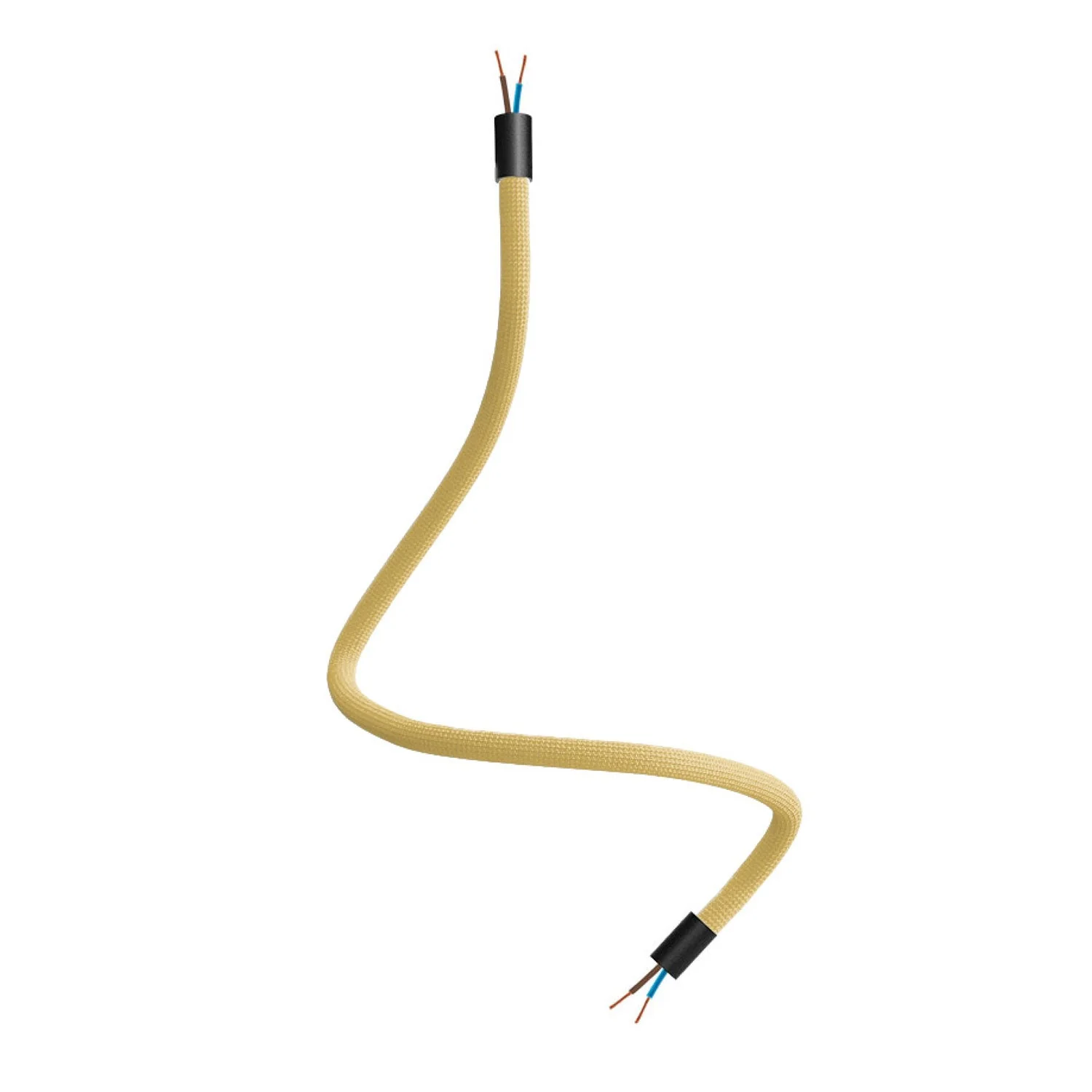 Creative Flex fabric-covered flexible tube RM79 Mustard with metal terminals - Image 15