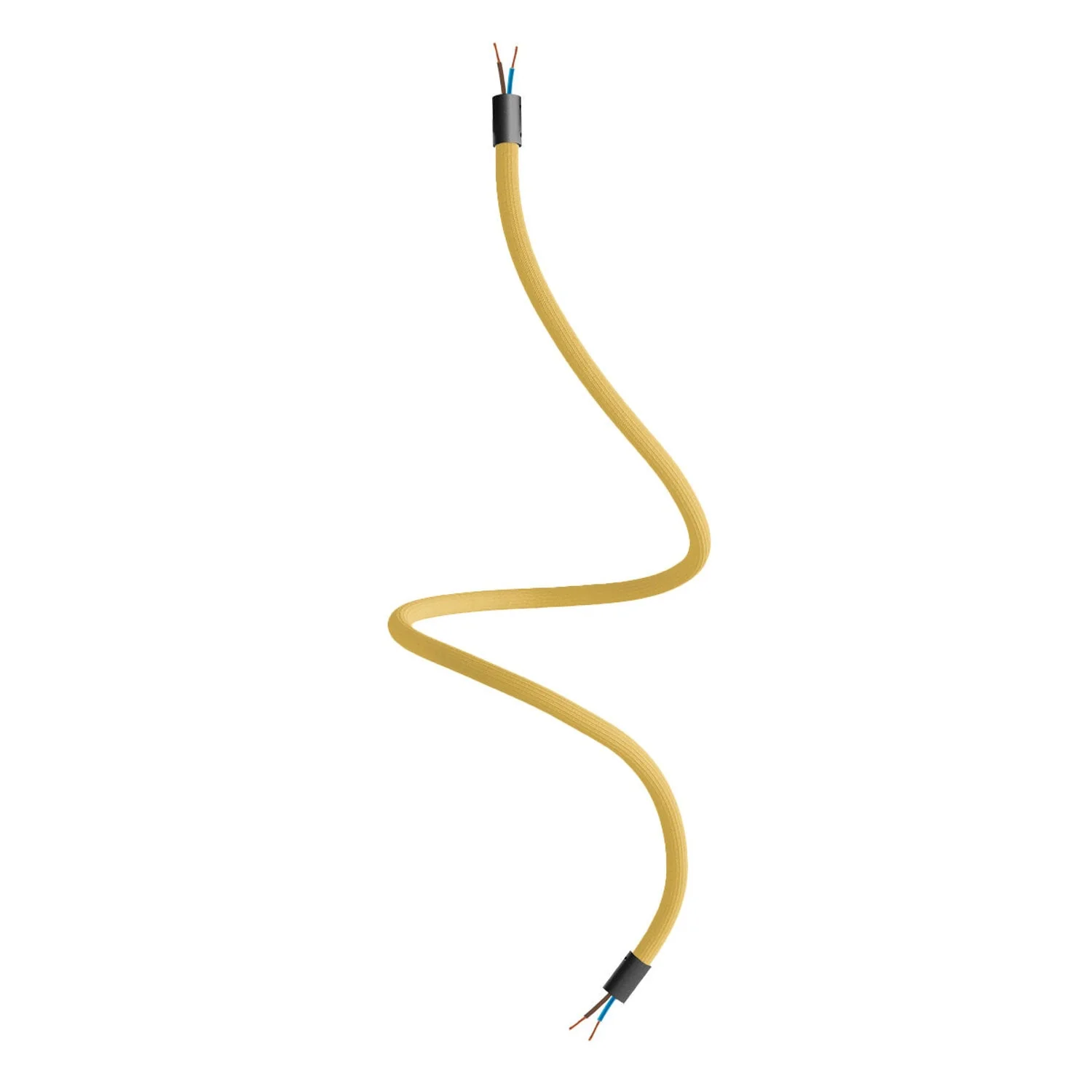 Creative Flex fabric-covered flexible tube RM79 Mustard with metal terminals - Image 17