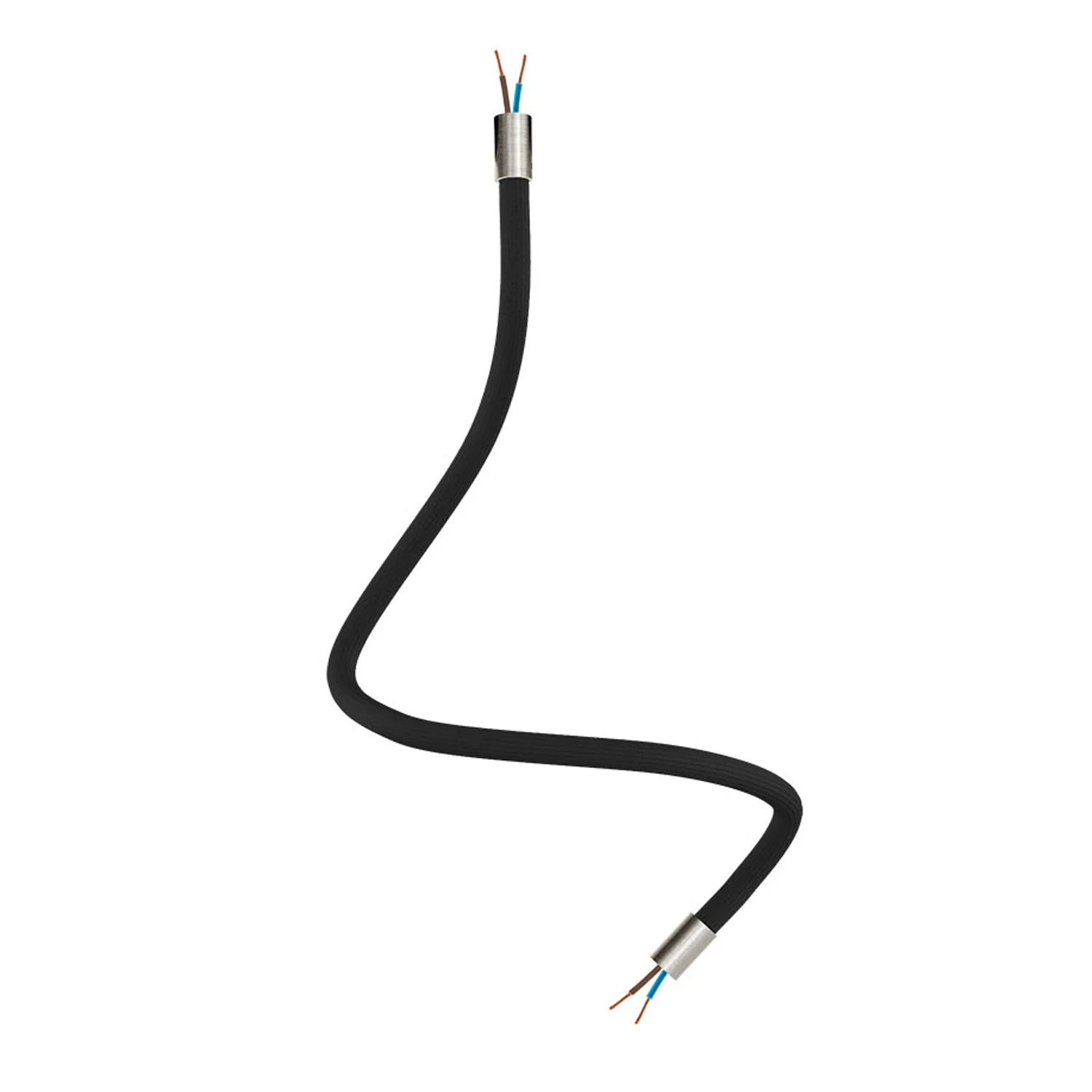 Kit Creative Flex extension flexible tube covered in RM04 Black fabric with metal terminals - Image 22