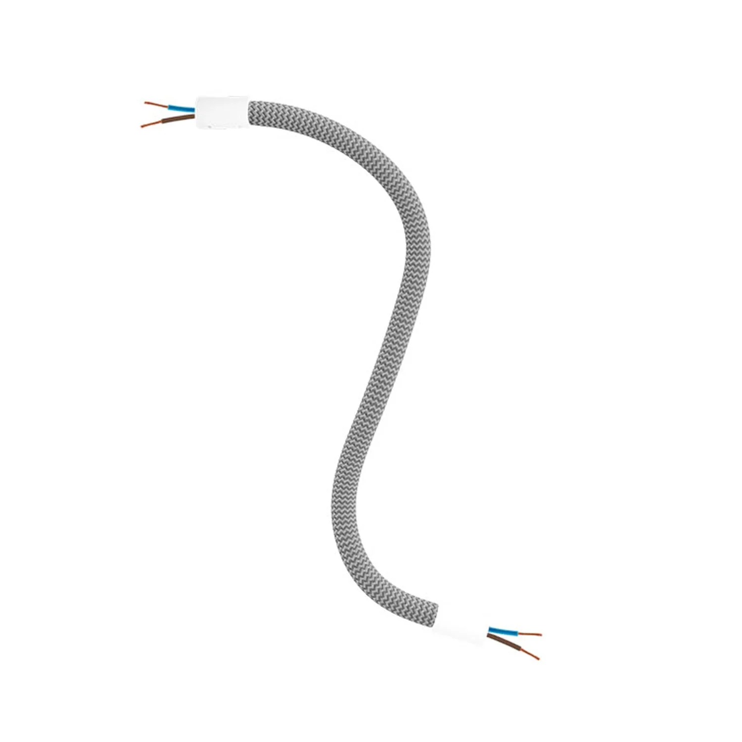 Creative Flex flexible extension tube covered in RM75 Titanium fabric with metal ends