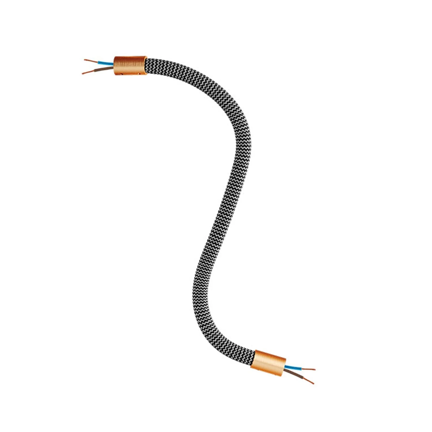 Creative Flex kit, flexible extension tube covered in RZ30 Iron Black fabric with metal ends - Image 26