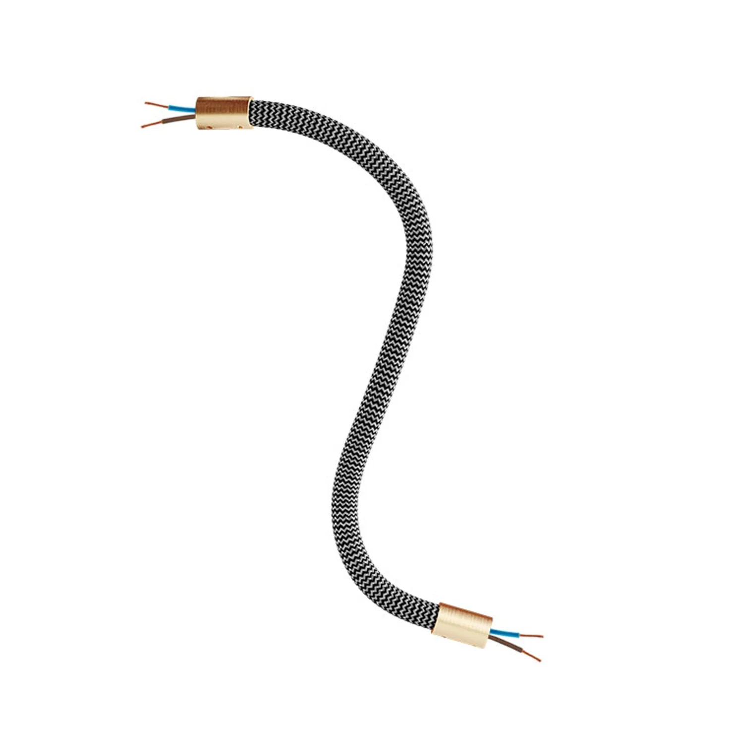 Creative Flex kit, flexible extension tube covered in RZ30 Iron Black fabric with metal ends - Image 33