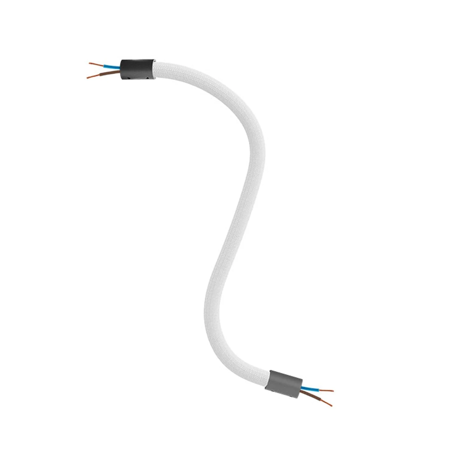 Kit Creative Flex fabric-covered flexible extension tube RM01 White with metal terminals - Image 12