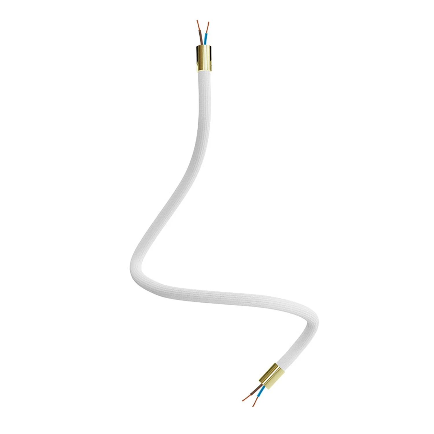 Kit Creative Flex fabric-covered flexible extension tube RM01 White with metal terminals - Image 36