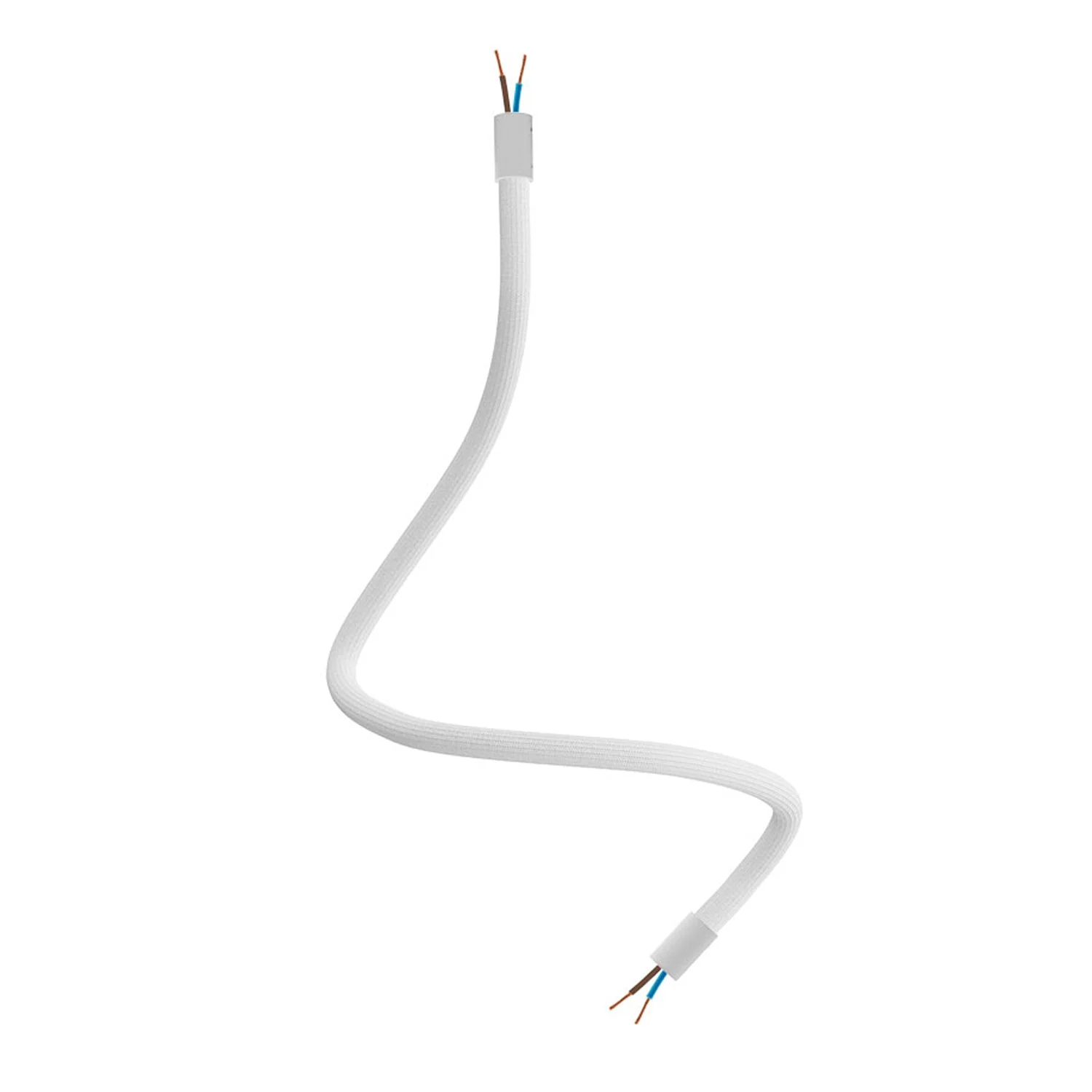 Kit Creative Flex fabric-covered flexible extension tube RM01 White with metal terminals - Image 6