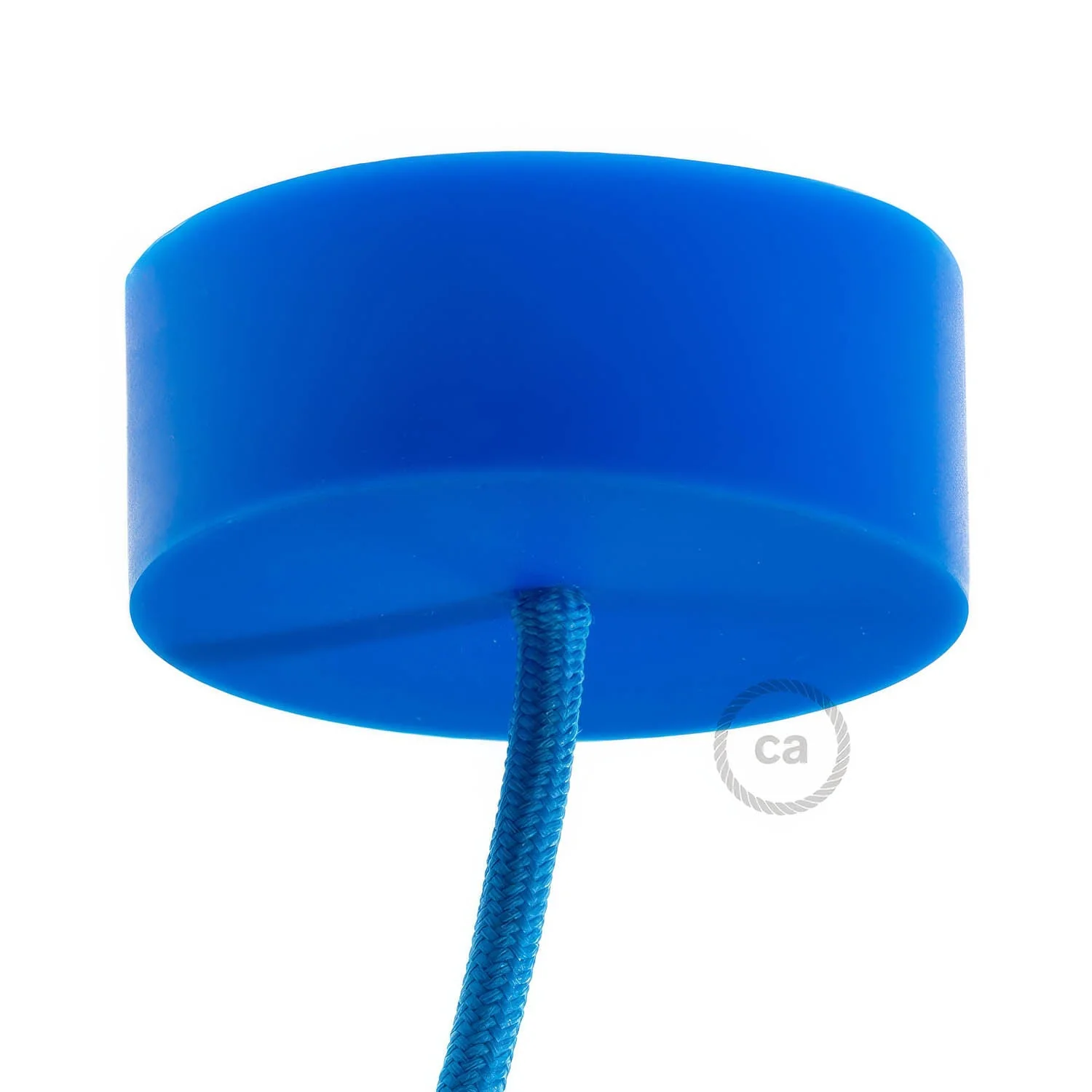 Silicone cylindrical ceiling rose kit - Blue