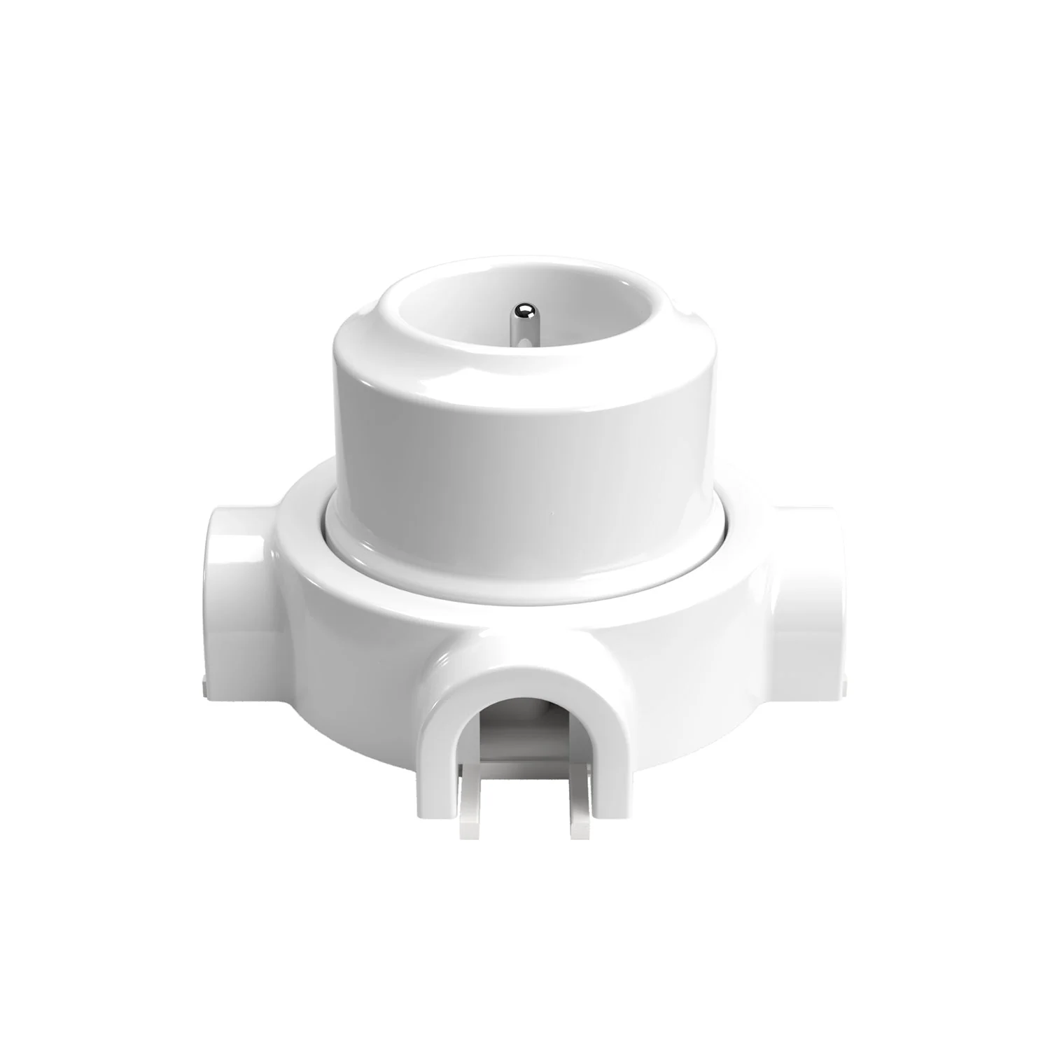 French type wall socket kit and base for Creative-Tubes in porcelain - White - Image 22