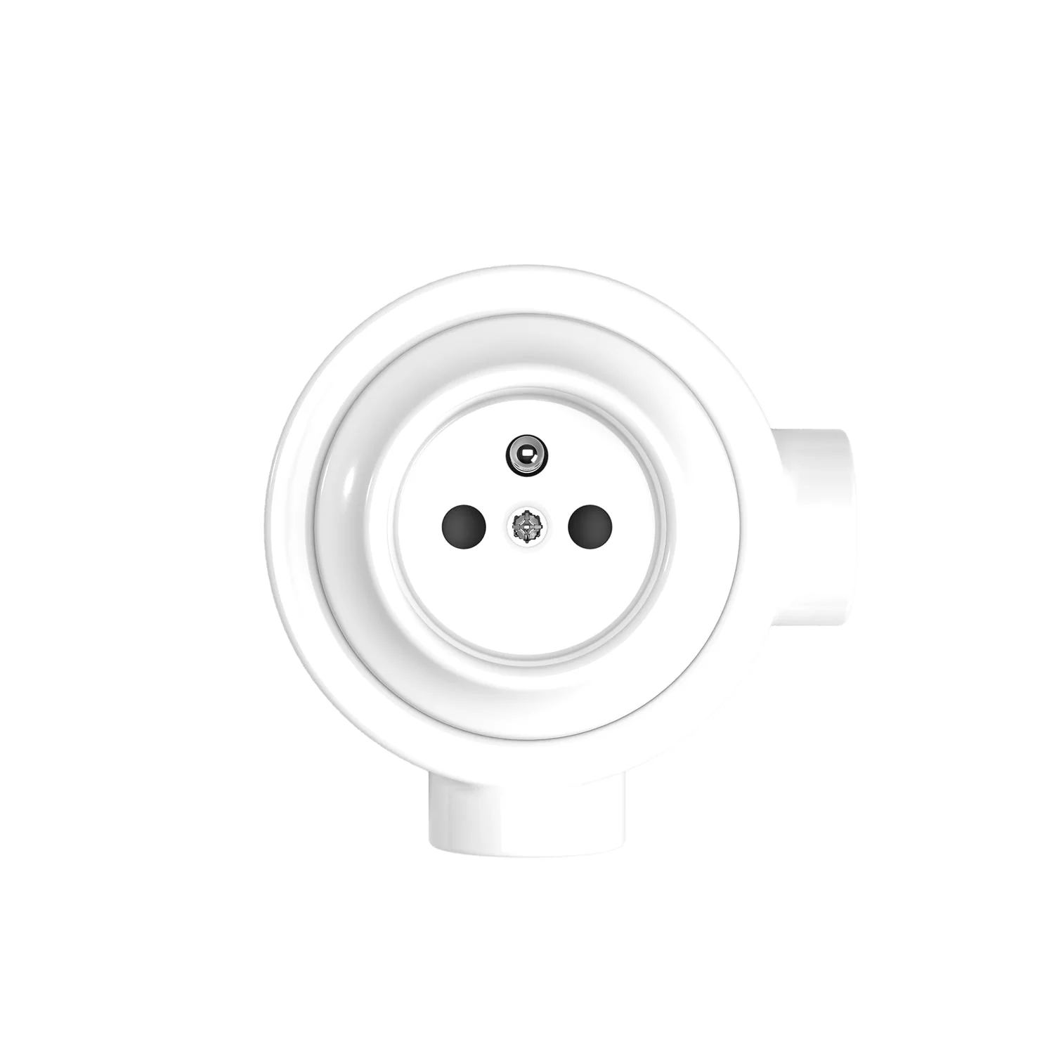French type wall socket kit and base for Creative-Tubes in porcelain - White - Image 9