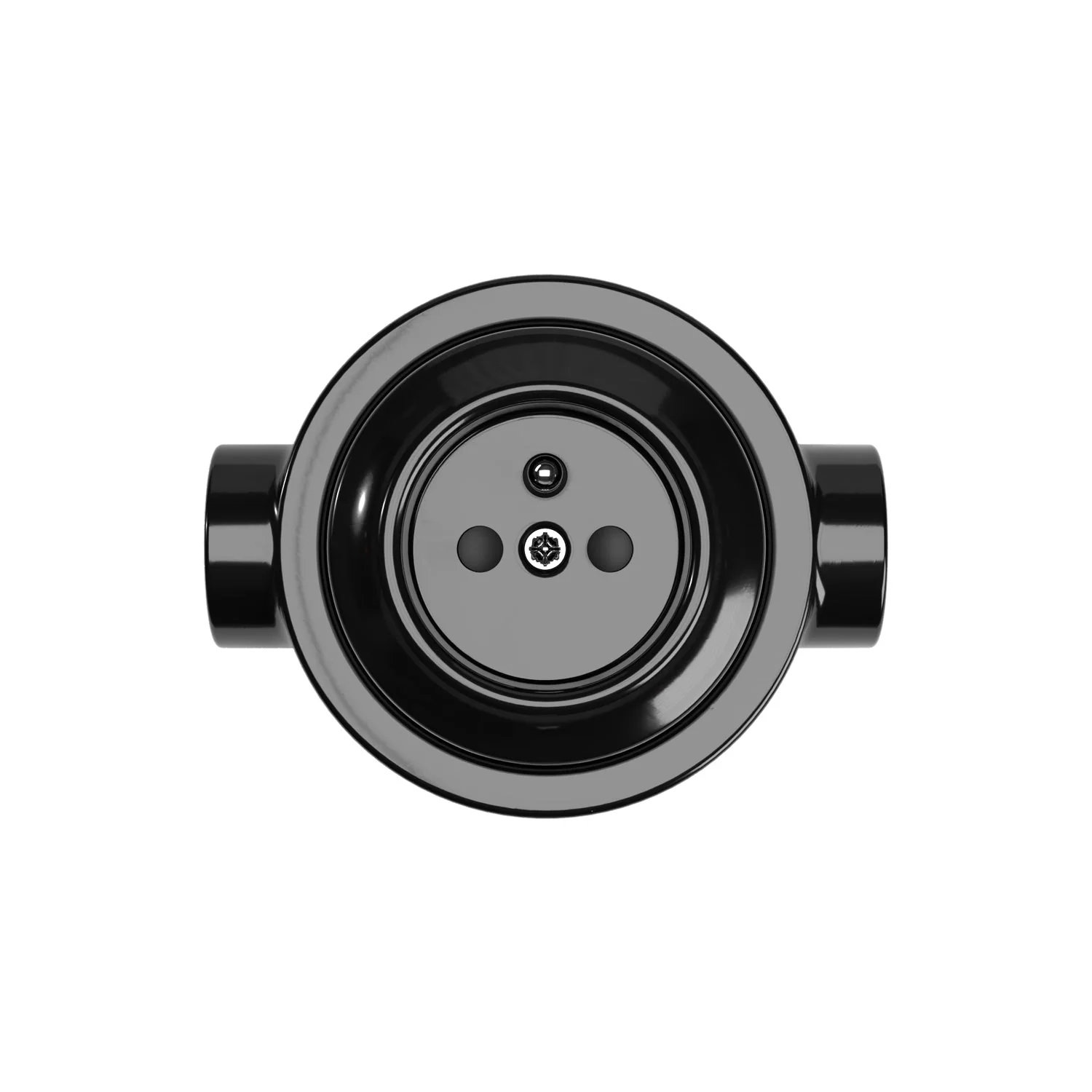 French-type wall socket kit and base for Creative-Tubes in porcelain - Black - Image 16
