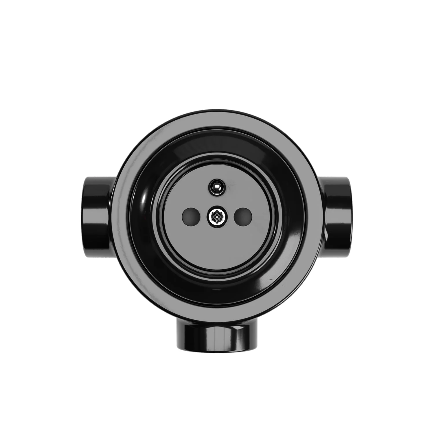 French-type wall socket kit and base for Creative-Tubes in porcelain - Black - Image 23
