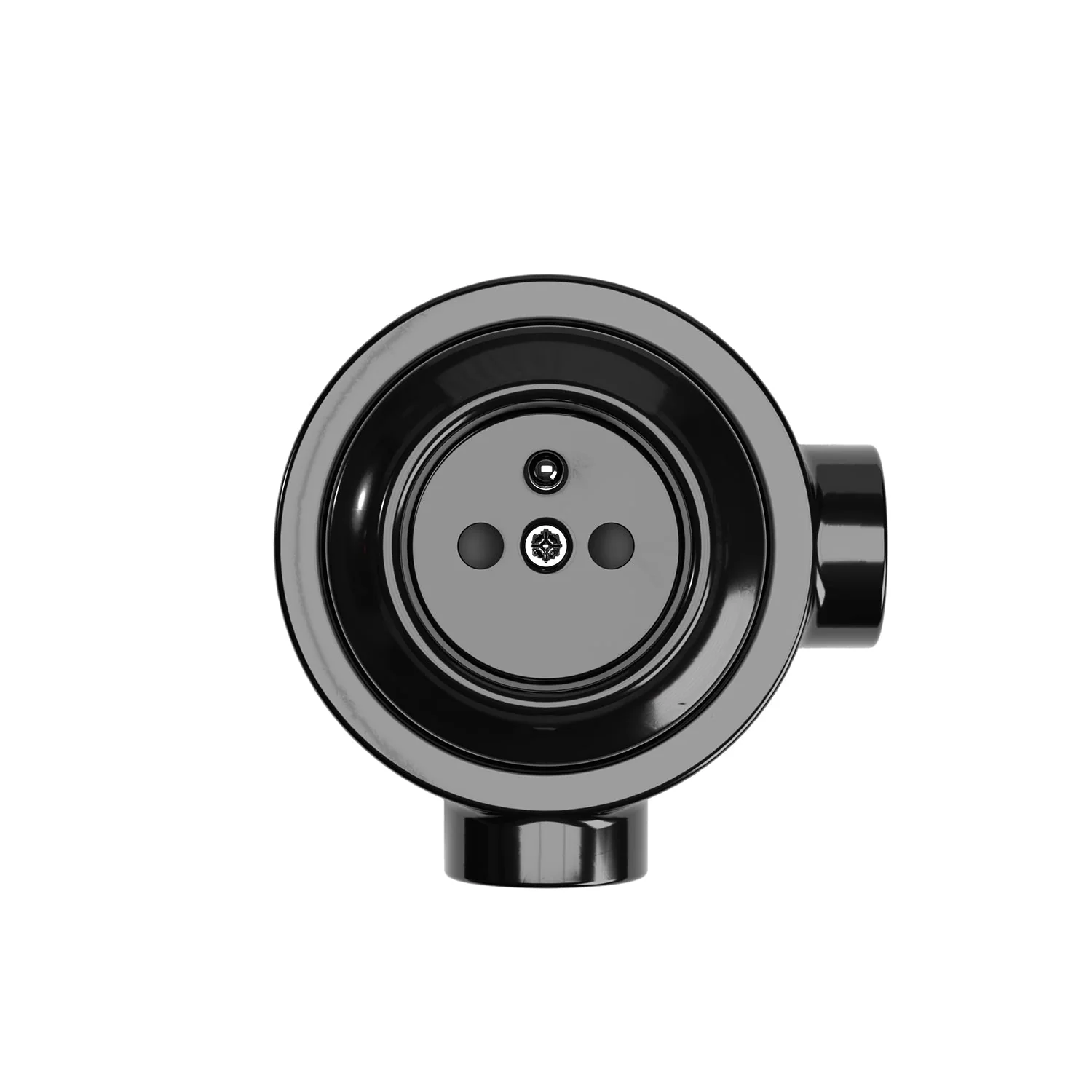 French-type wall socket kit and base for Creative-Tubes in porcelain - Black - Image 9