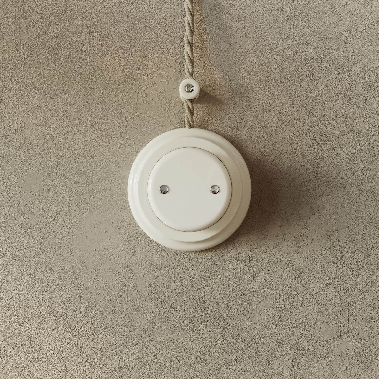 Porcelain junction box kit and base - White - Image 4