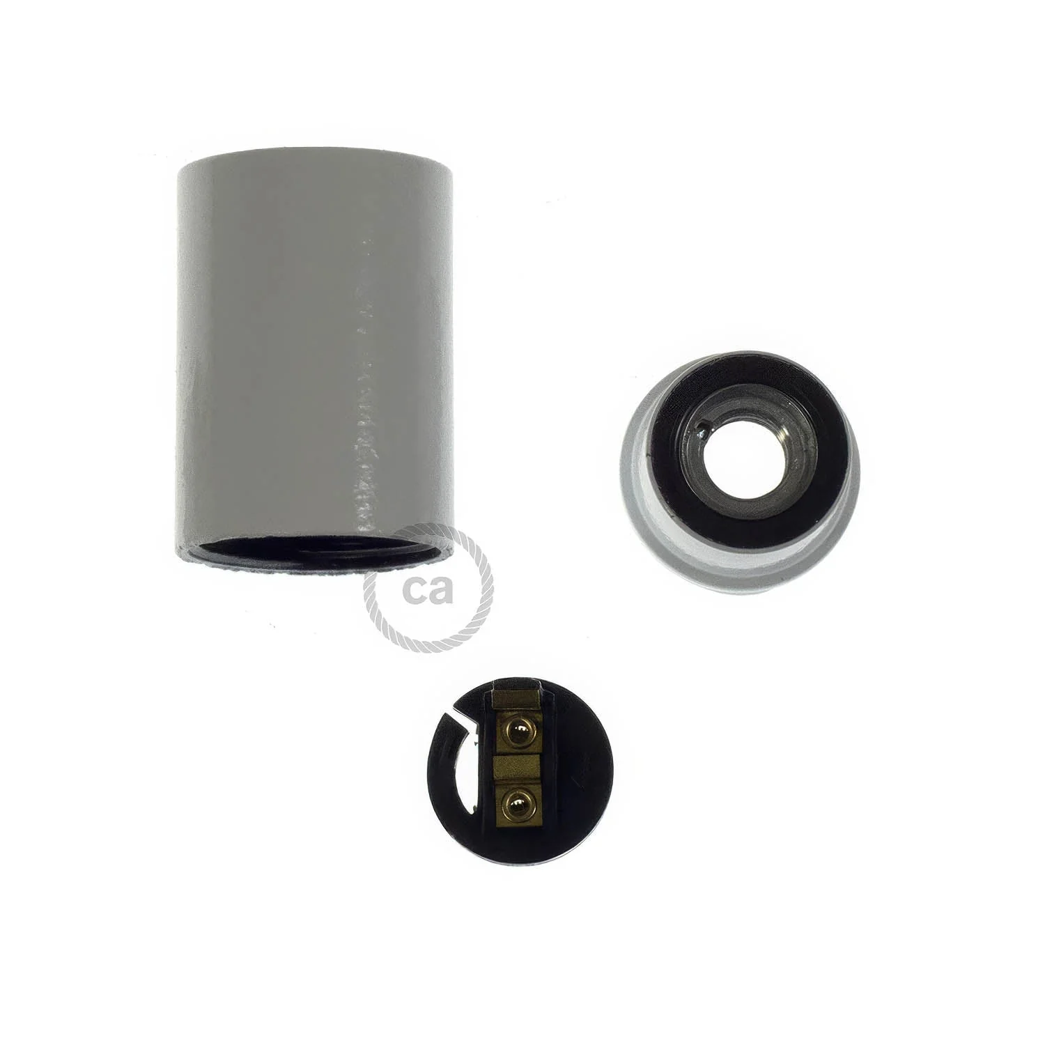 E14 bakelite lamp holder kit - White - Image 2