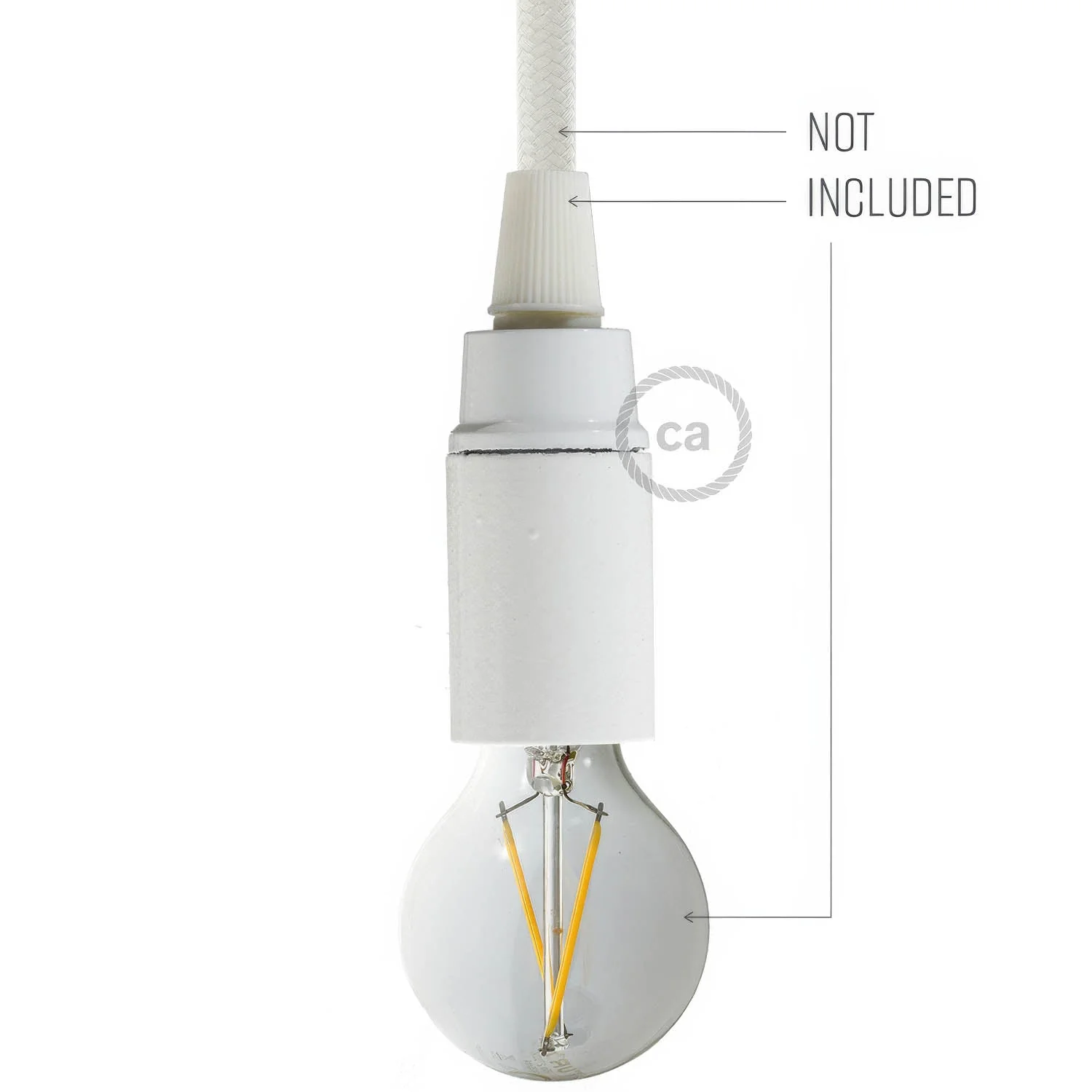 E14 bakelite lamp holder kit - White - Image 3