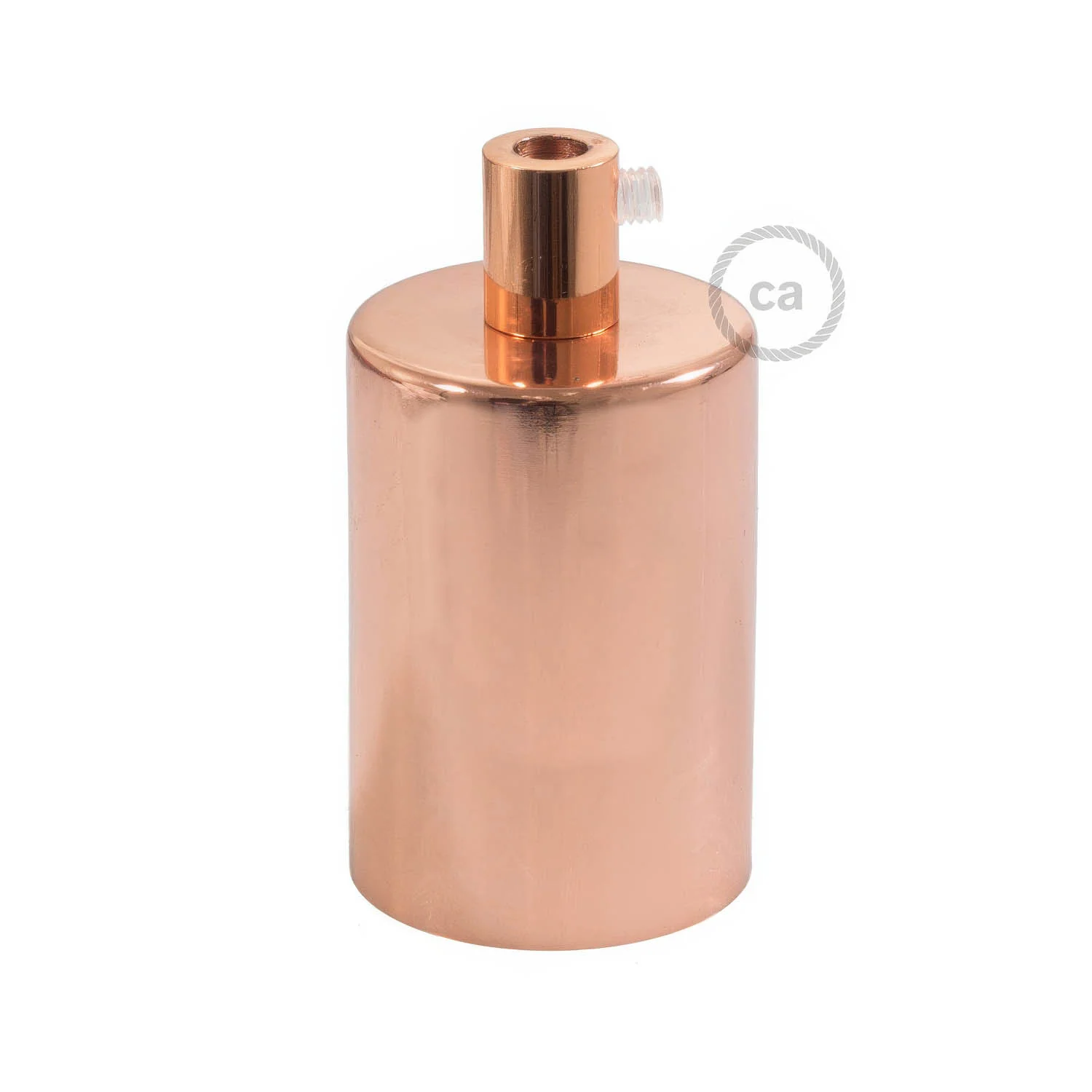 E27 cylindrical metal lamp holder kit - Copper - Image 7