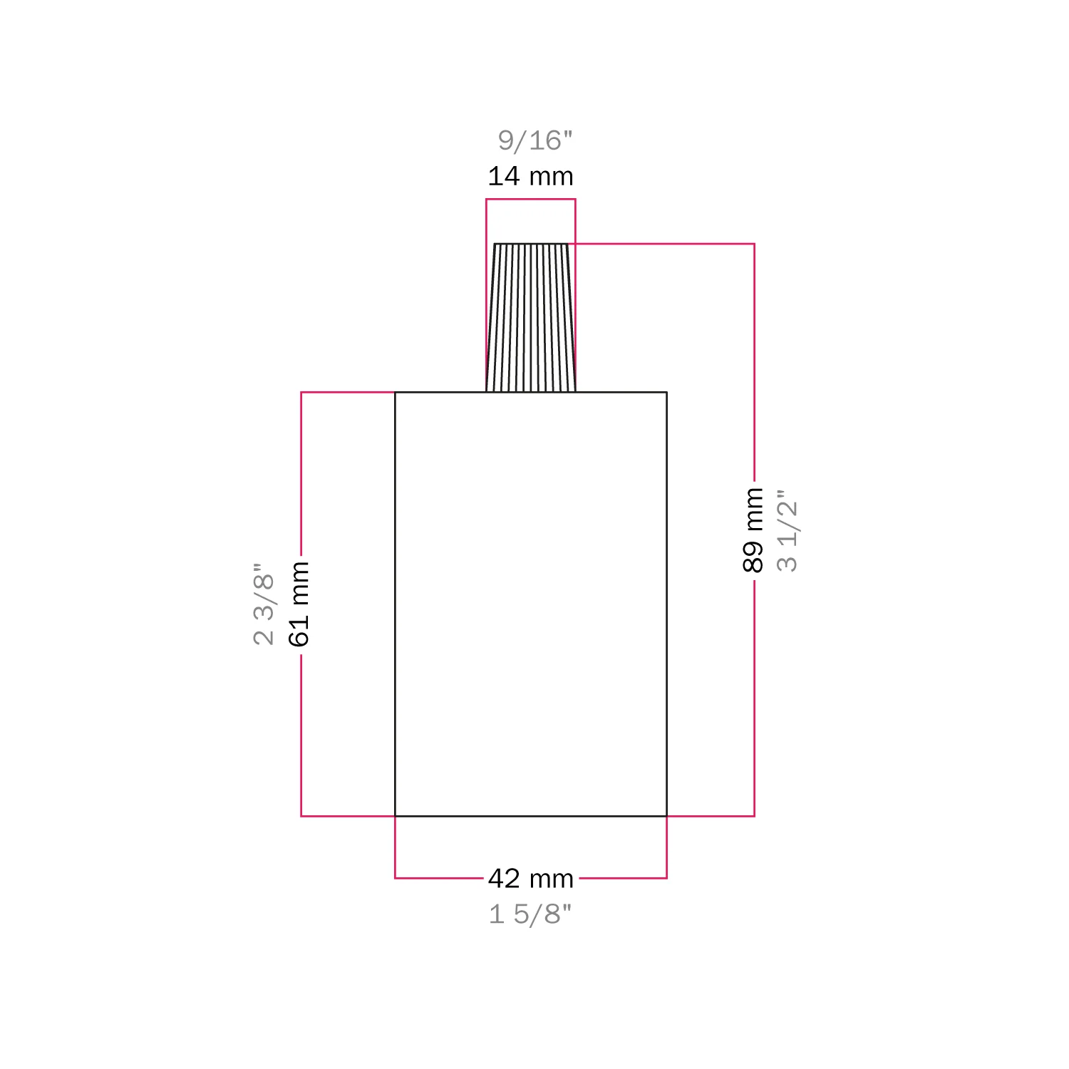 E27 cylindrical metal lamp holder kit - Brass - Image 4