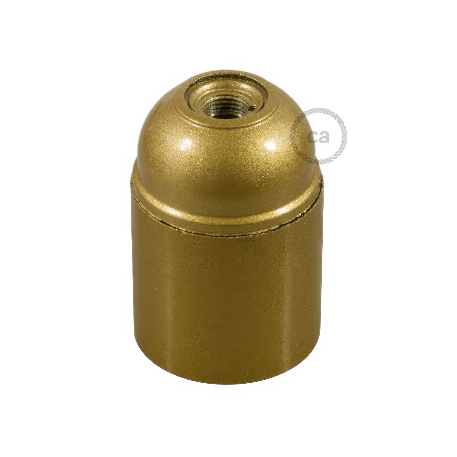 E27 lamp holder kit in bakelite - Gold