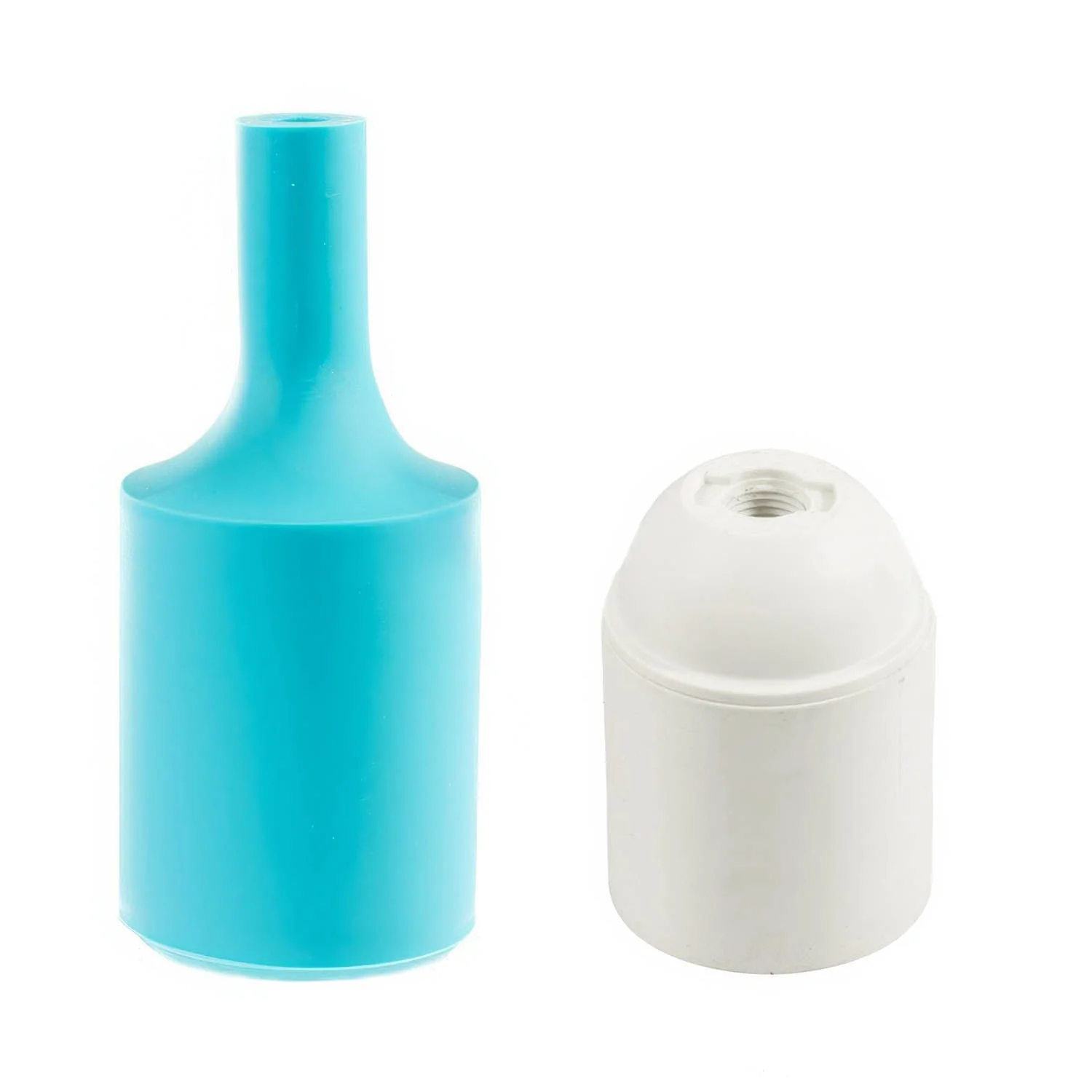 E27 silicone lamp holder kit - Turquoise - Image 2