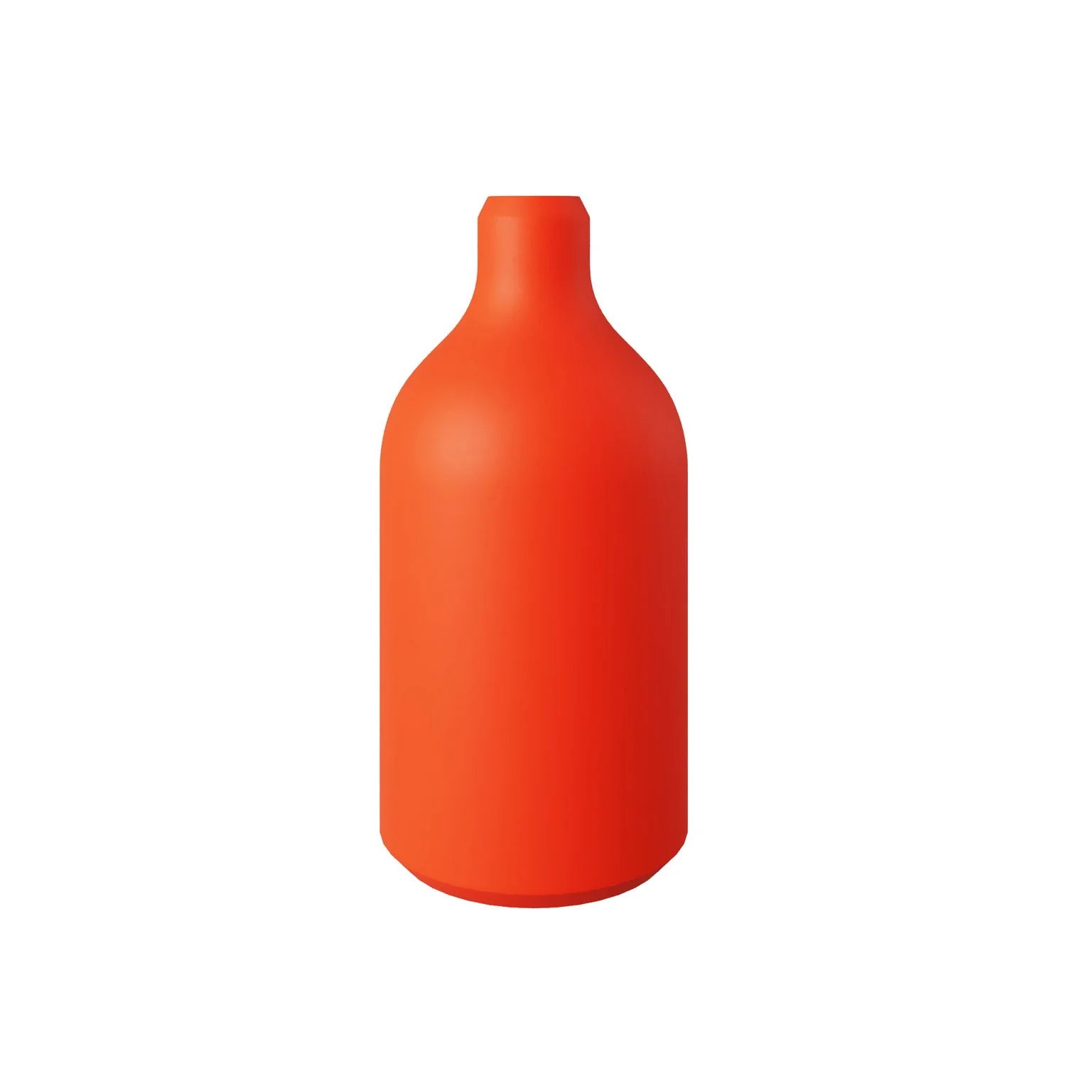 E27 silicone lamp holder kit with hidden cable clamp - Orange - Image 3