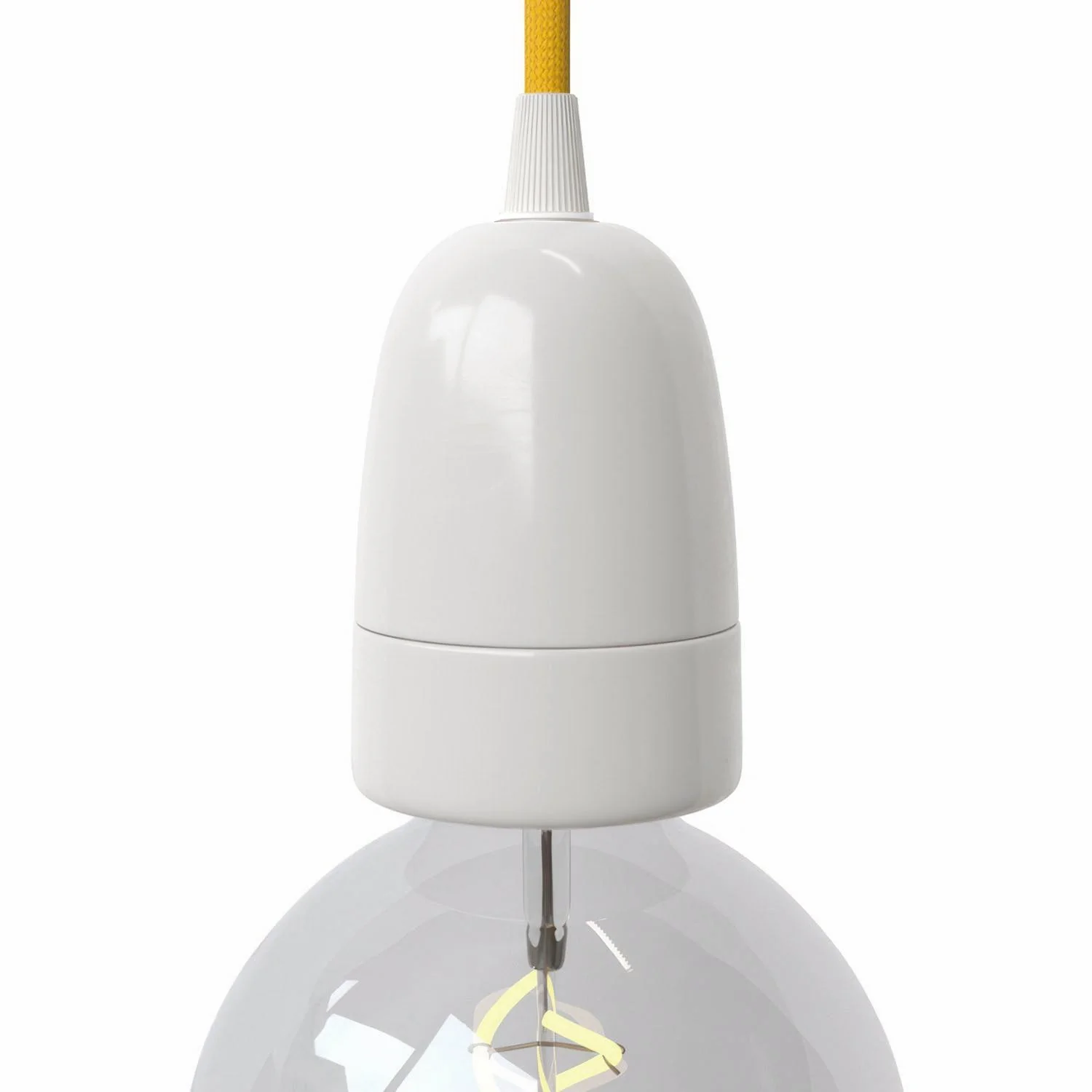 E40 porcelain lamp holder kit - White