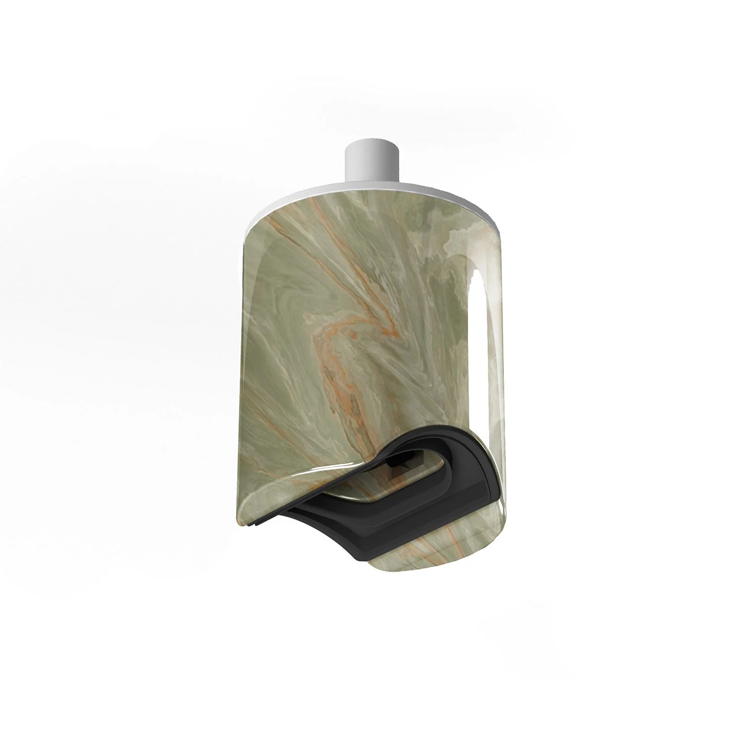 Esse14 lamp holder kit for pendant lamps with S14d fitting - Green marble effect