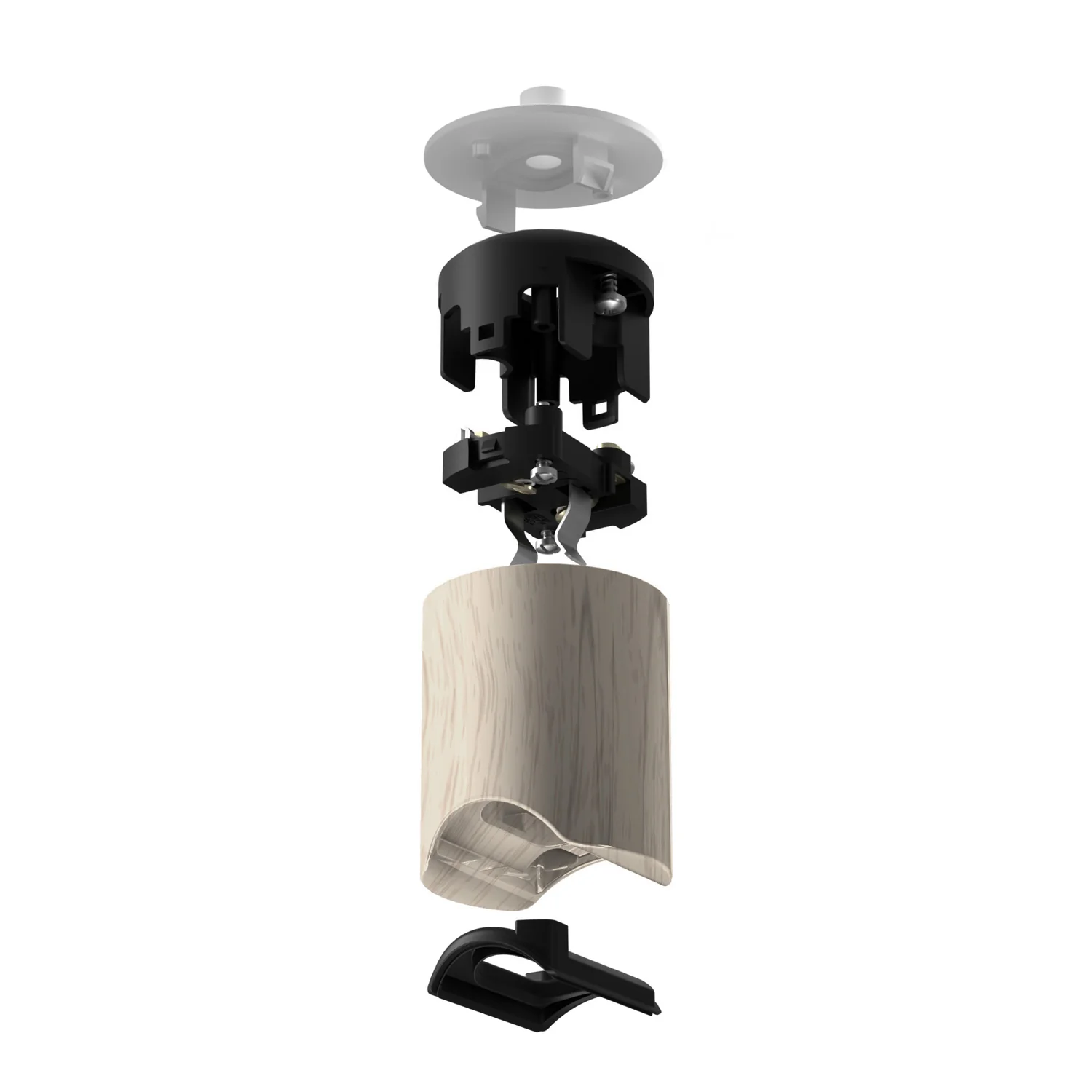 Esse14 lamp holder kit for pendant lamps with S14d fitting - Neutral - Image 2
