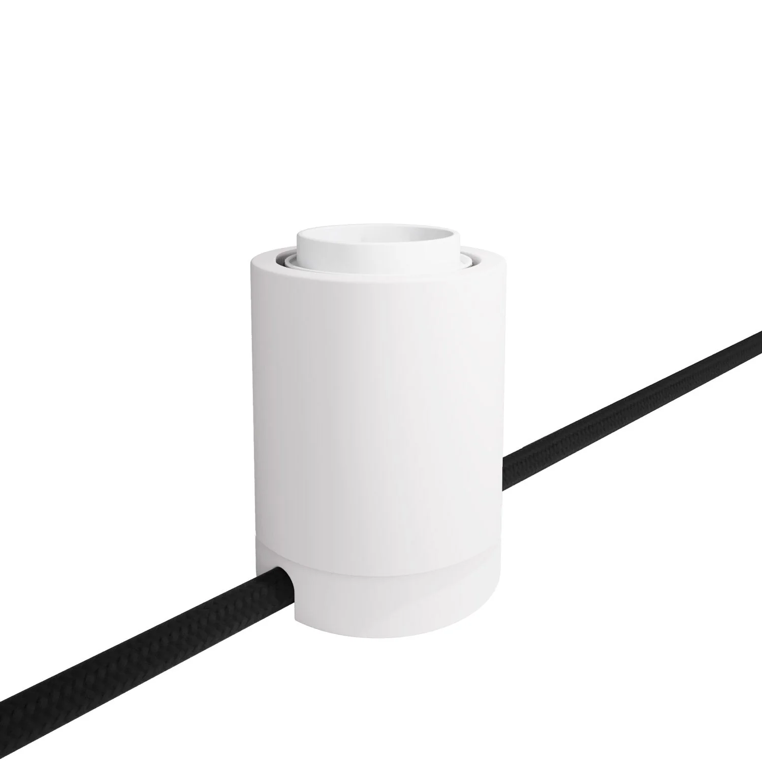 Spostaluce kit with E27 lamp holder - White