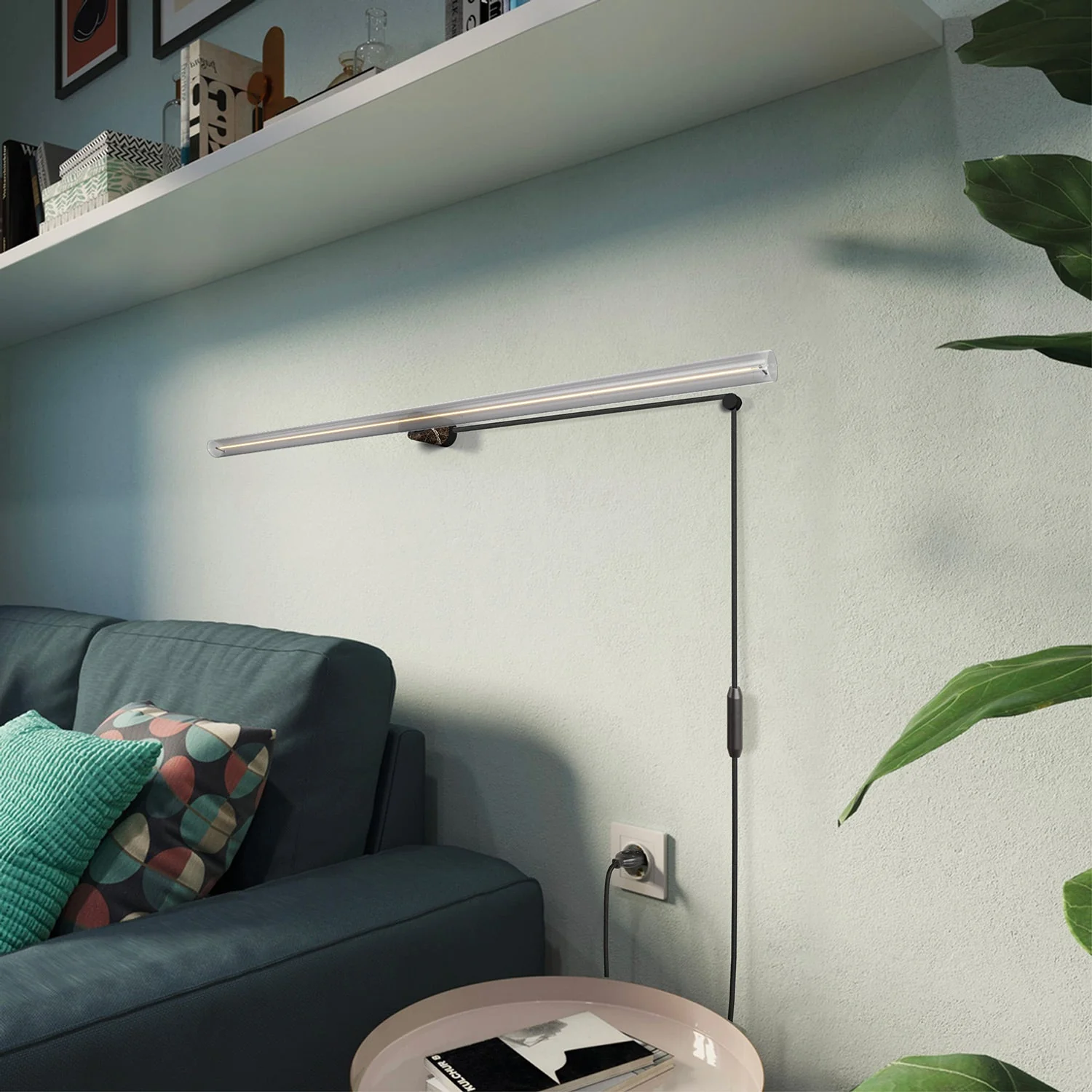 Spostaluce esse14 kit with S14d lamp holder - Brown marble effect - Image 3
