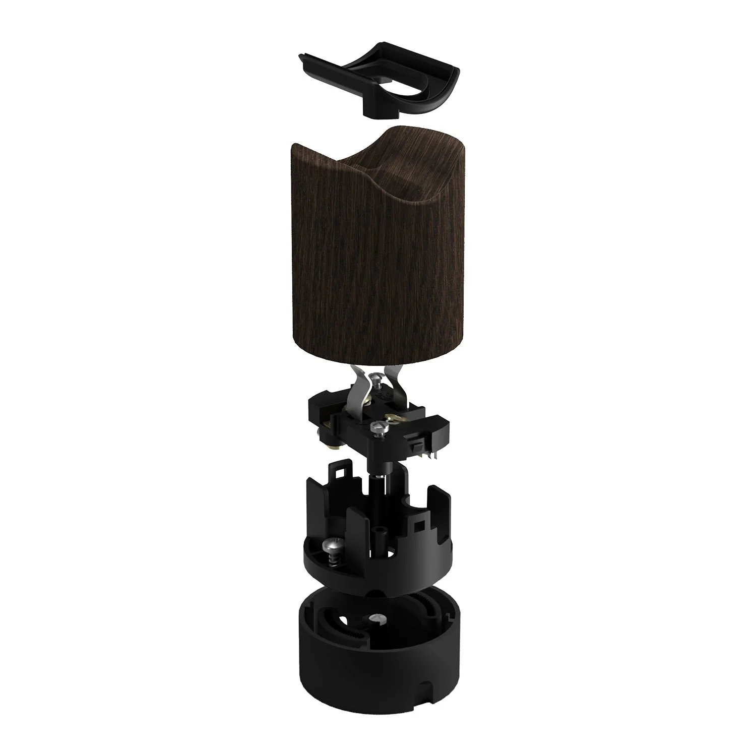 Spostaluce esse14 kit with S14d lamp holder – Wengé effect - Image 2