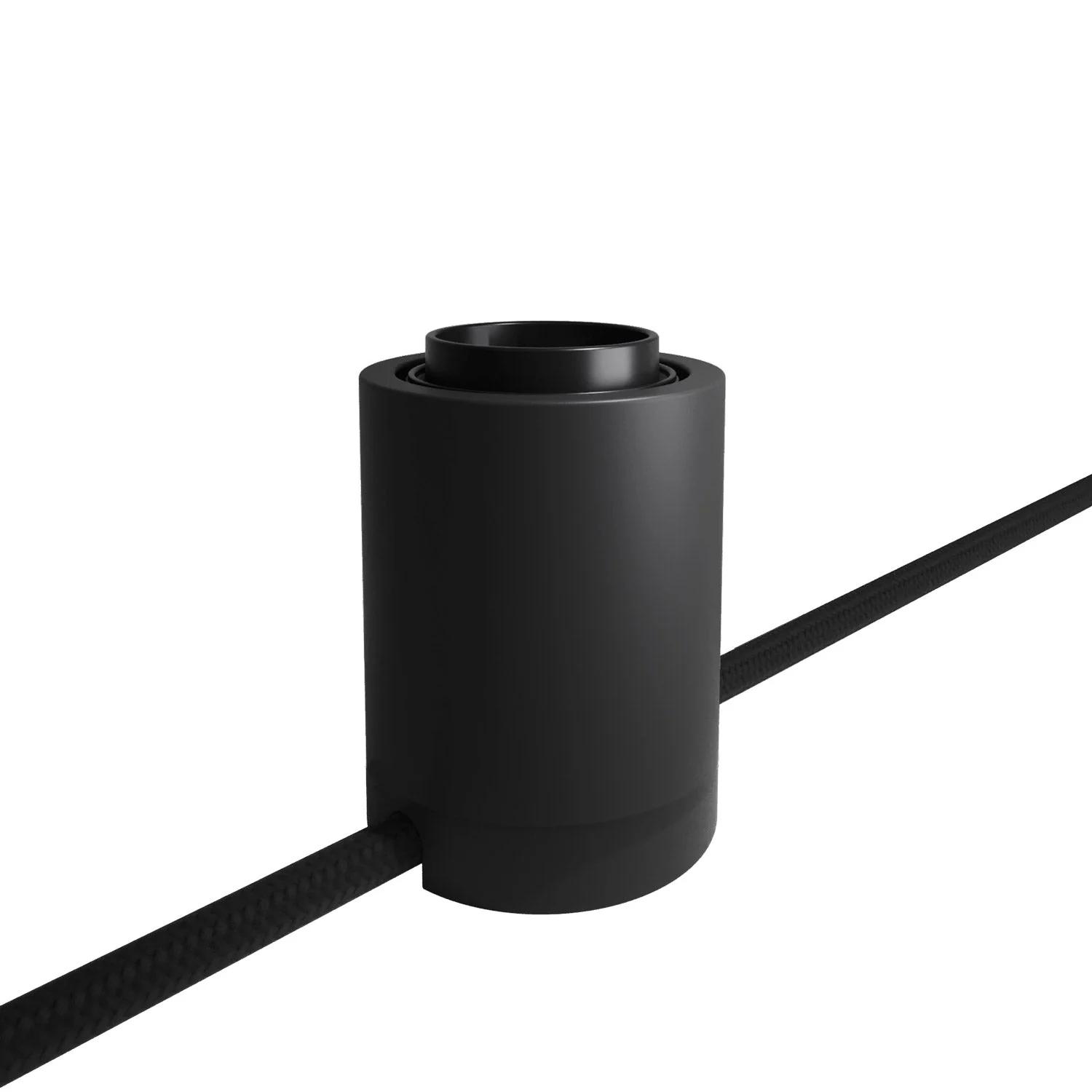 Spostaluce kit with E27 lamp holder - Black