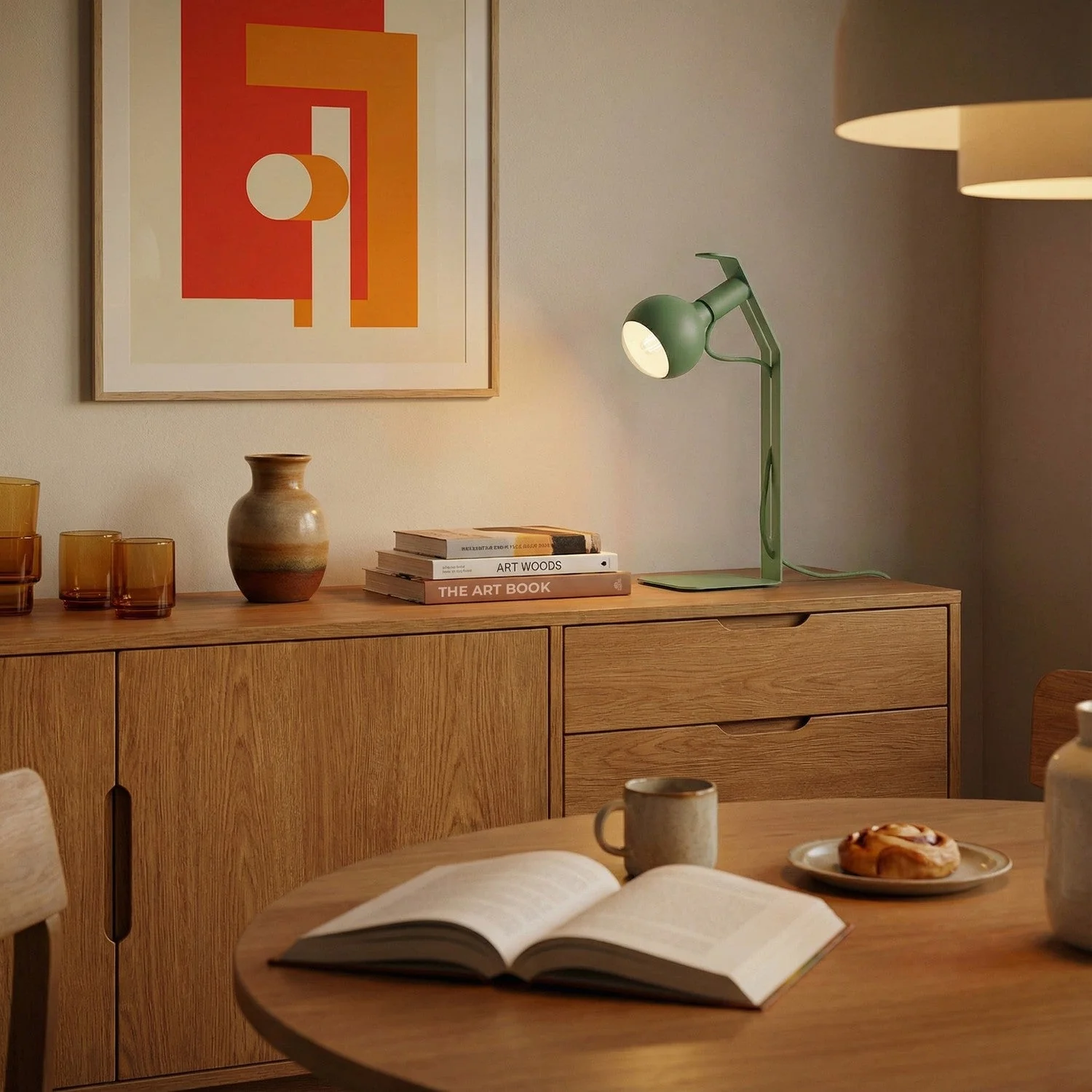Koso Lucia - Table lamp with UK Plug - Green - Image 2