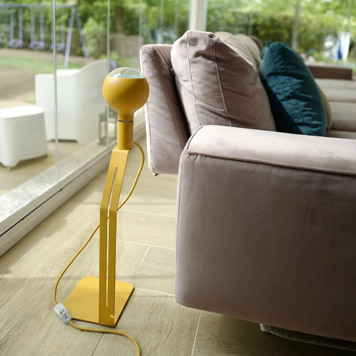 Koso Lucia - Table lamp with UK Plug - Yellow - Image 3
