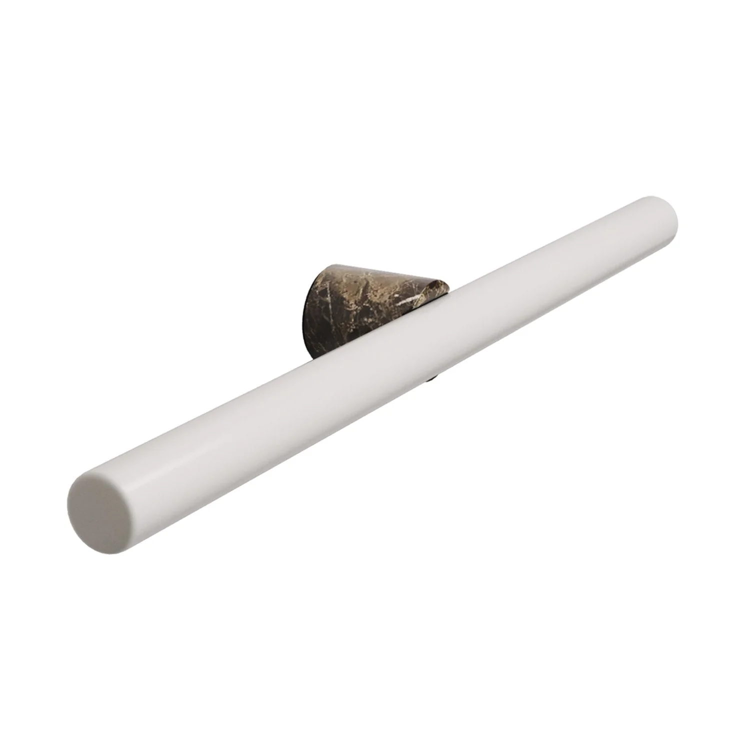 Esse14 wall or ceiling lamp for S14d LED light bulb - Waterproof IP44 - Brown marble effect