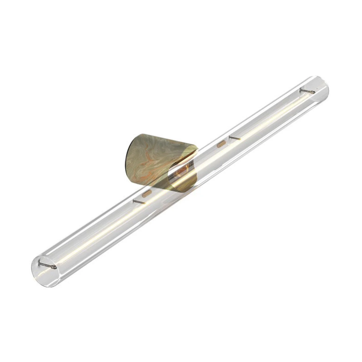 Esse14 wall or ceiling lamp for S14d LED light bulb - Waterproof IP44 - Green marble effect - Image 5