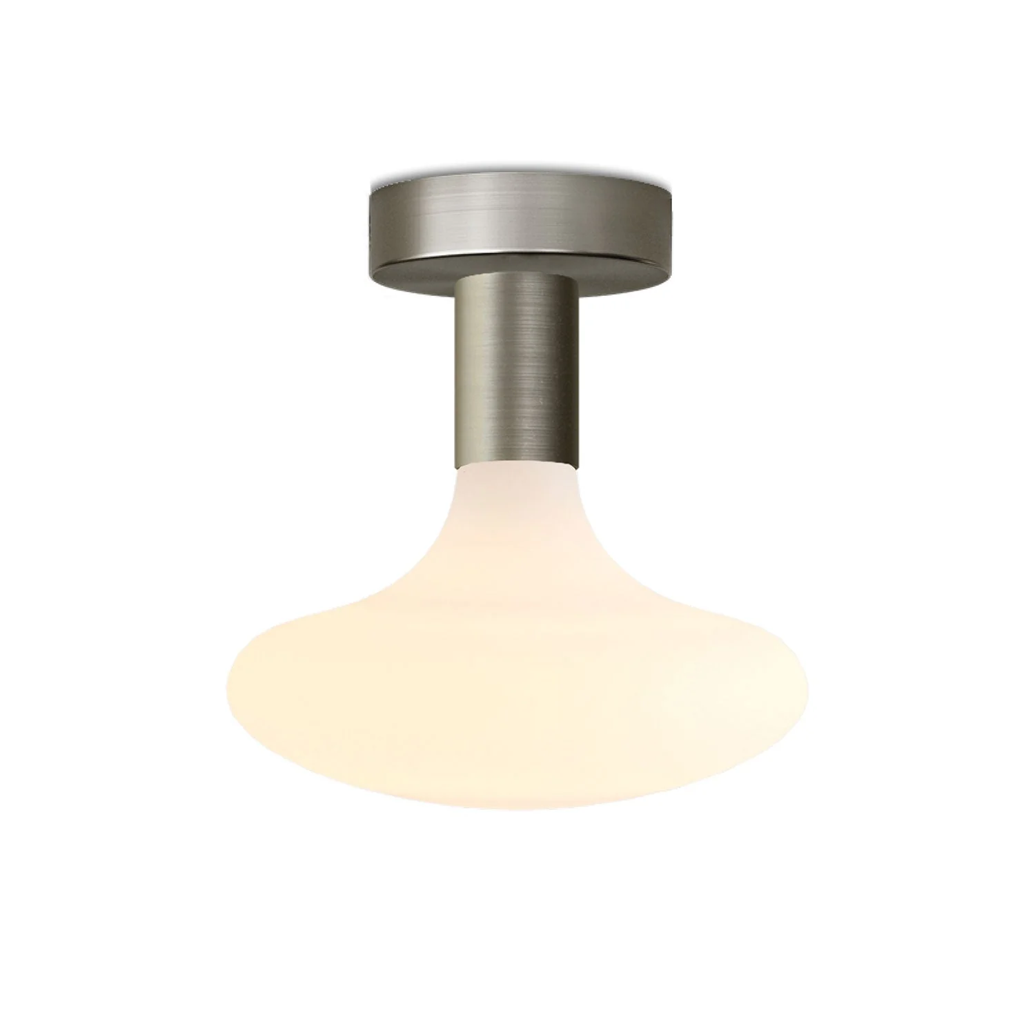 Fermaluce metal lamp with Idra light bulb - Satin titanium