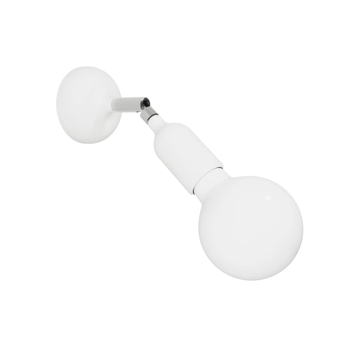 Fermaluce lamp in silicone with joint - White