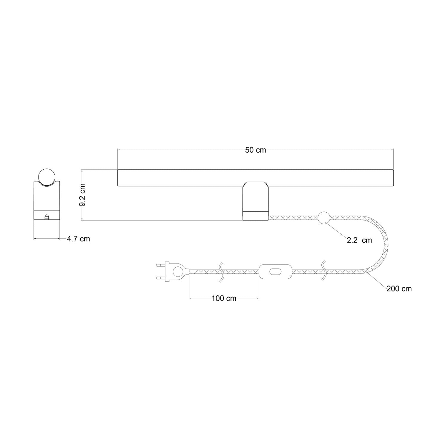 Spostaluce esse14 lamp with S14d fitting - White - Image 5