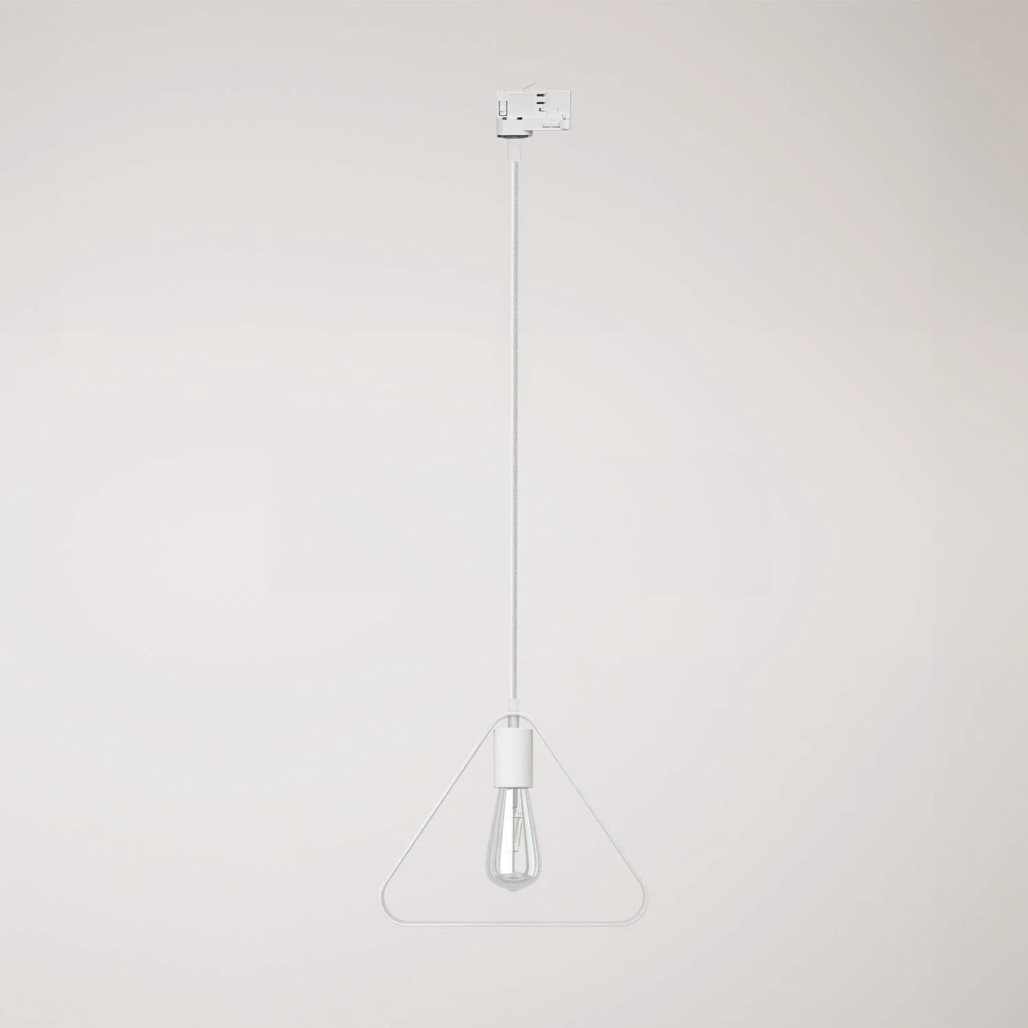 Duedì Apex track lampshade pendant lamp - White