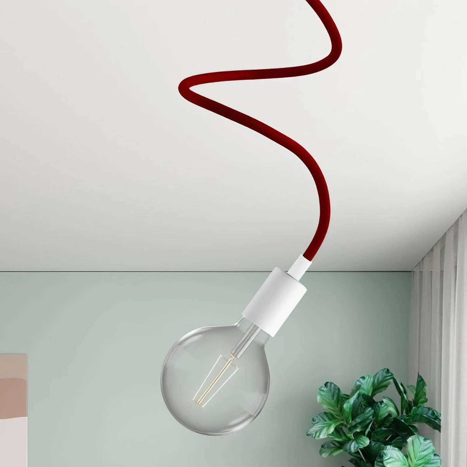 Creative Flex 90 cm ceiling lamp - Matt White - Image 3