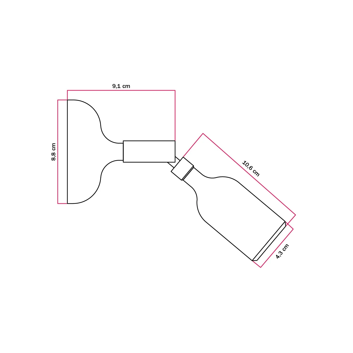 Fermaluce silicone lamp with joint - Yellow - Image 3