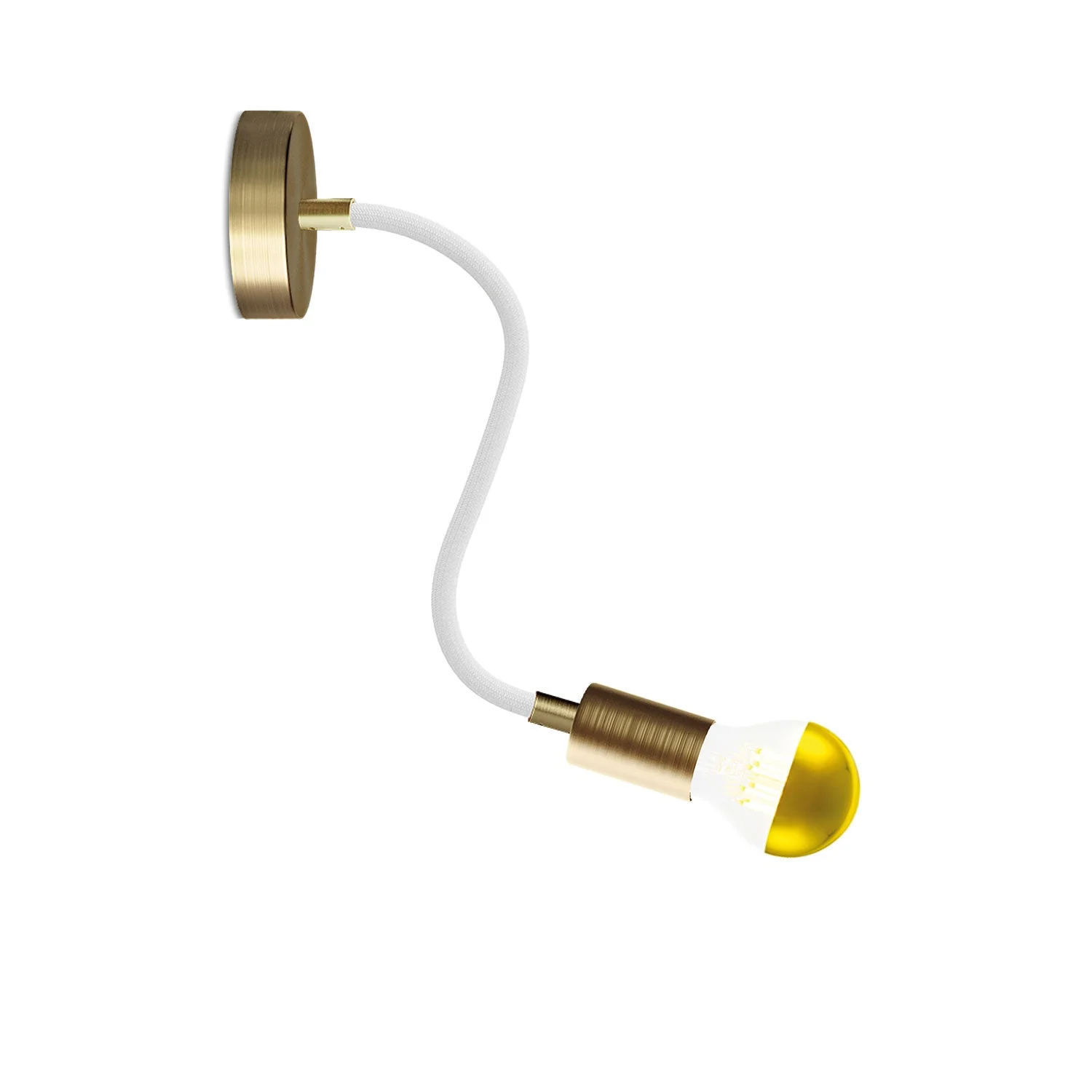 Flex 30 lamp with Drop light bulb - Satin bronze