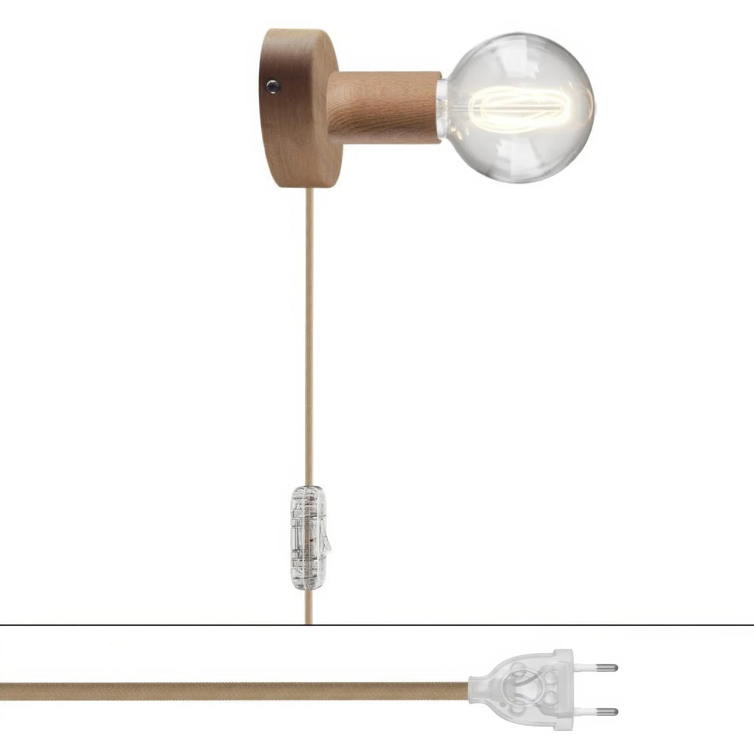 Spostaluce wooden lamp - Neutral