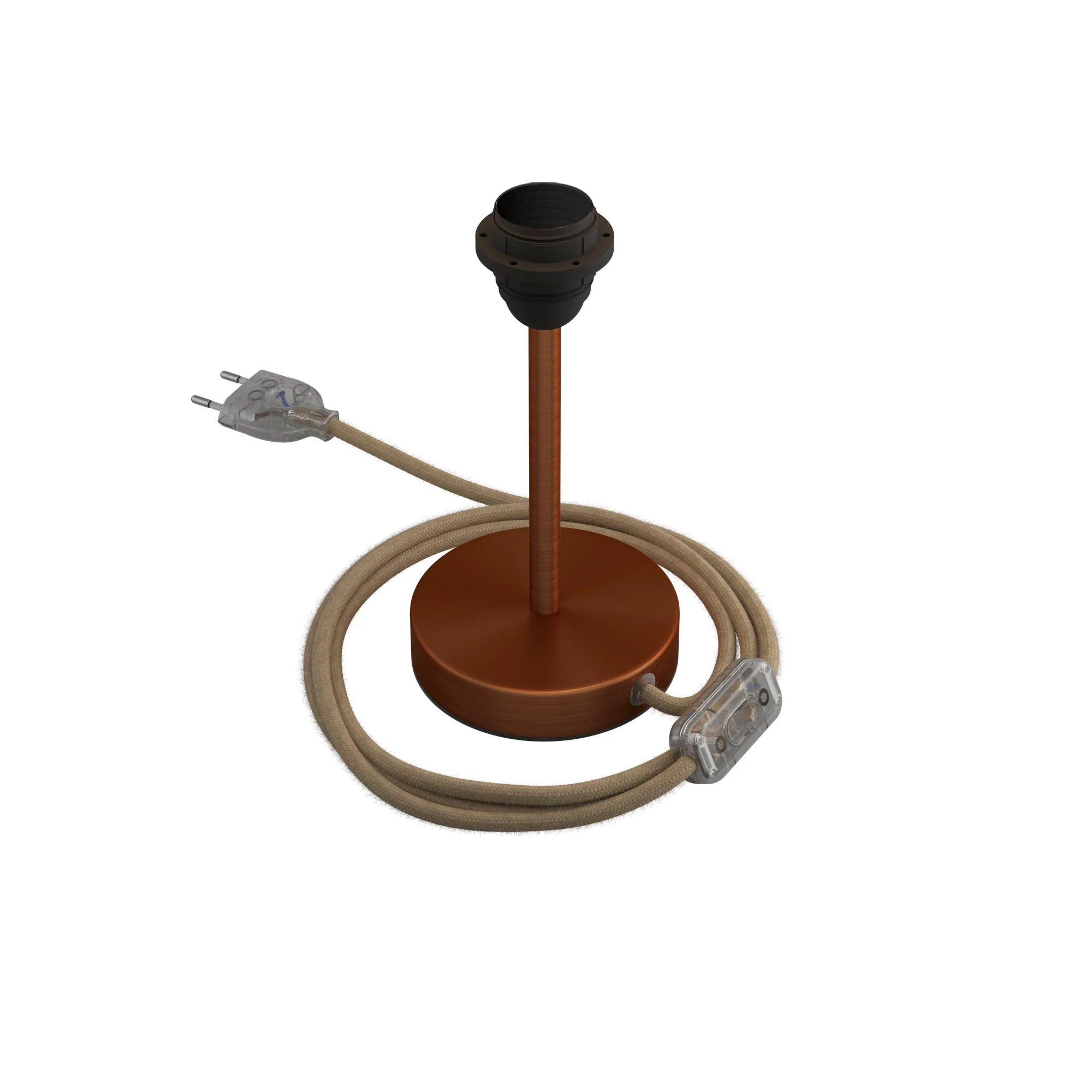 Alzaluce for lampshade - Metal table lamp - Satin copper - Image 6