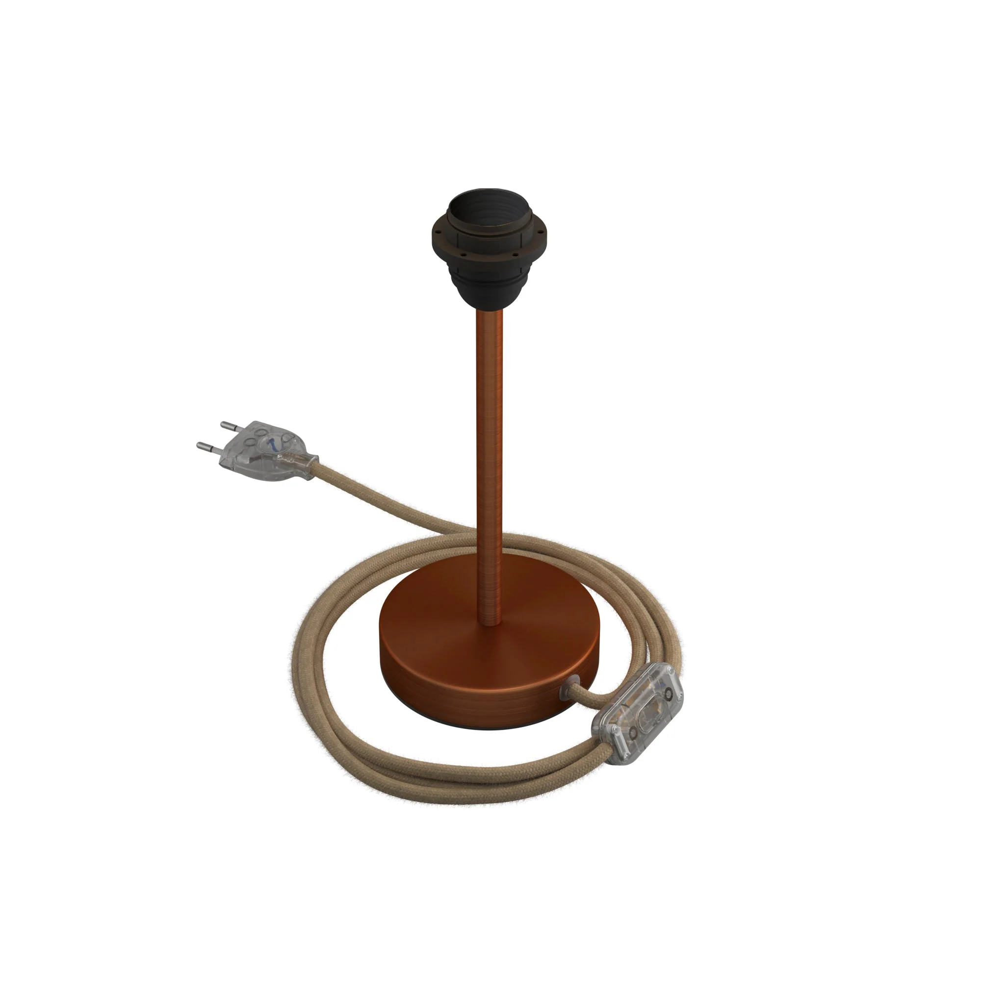Alzaluce for lampshade - Metal table lamp - Satin copper - Image 7