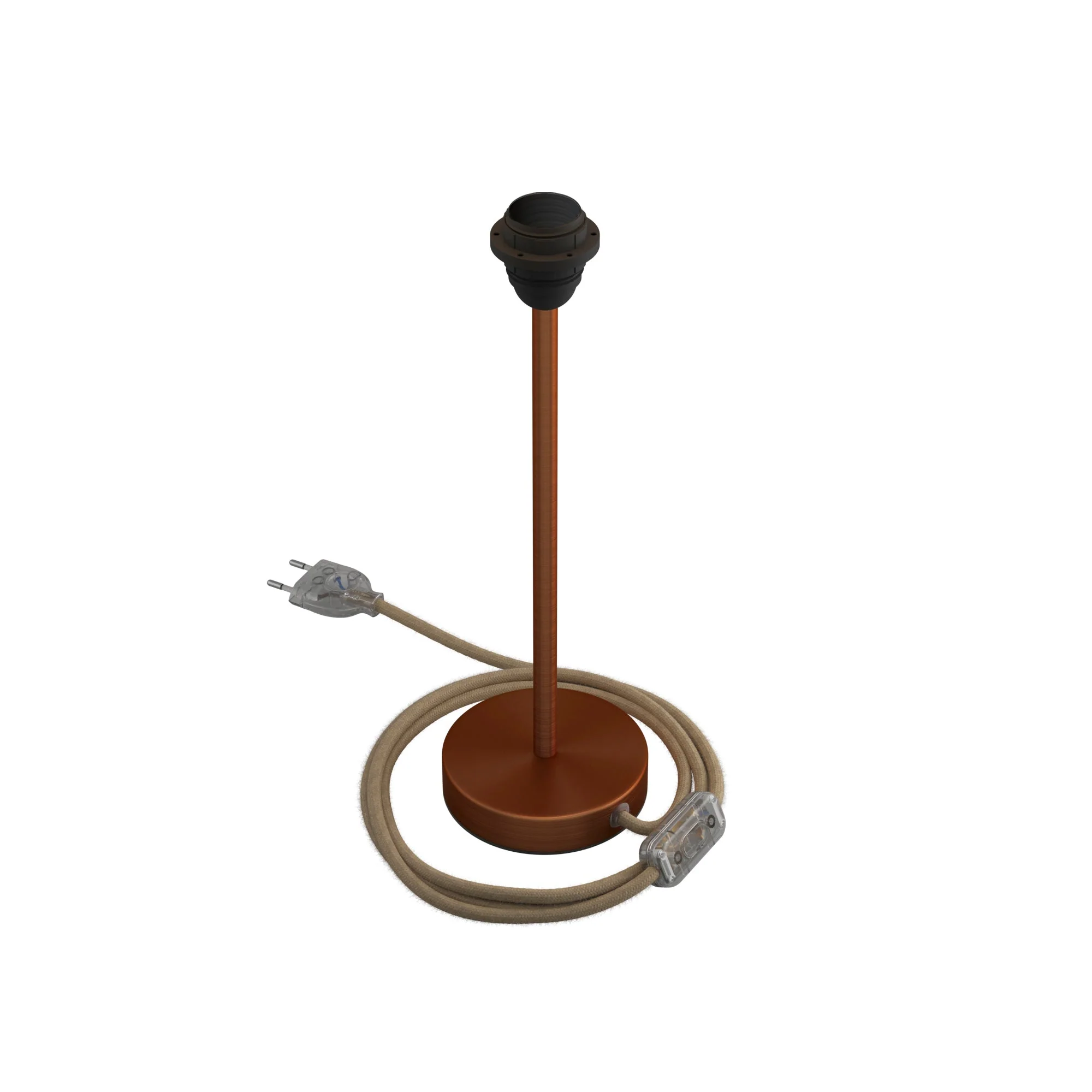 Alzaluce for lampshade - Metal table lamp - Satin copper - Image 9