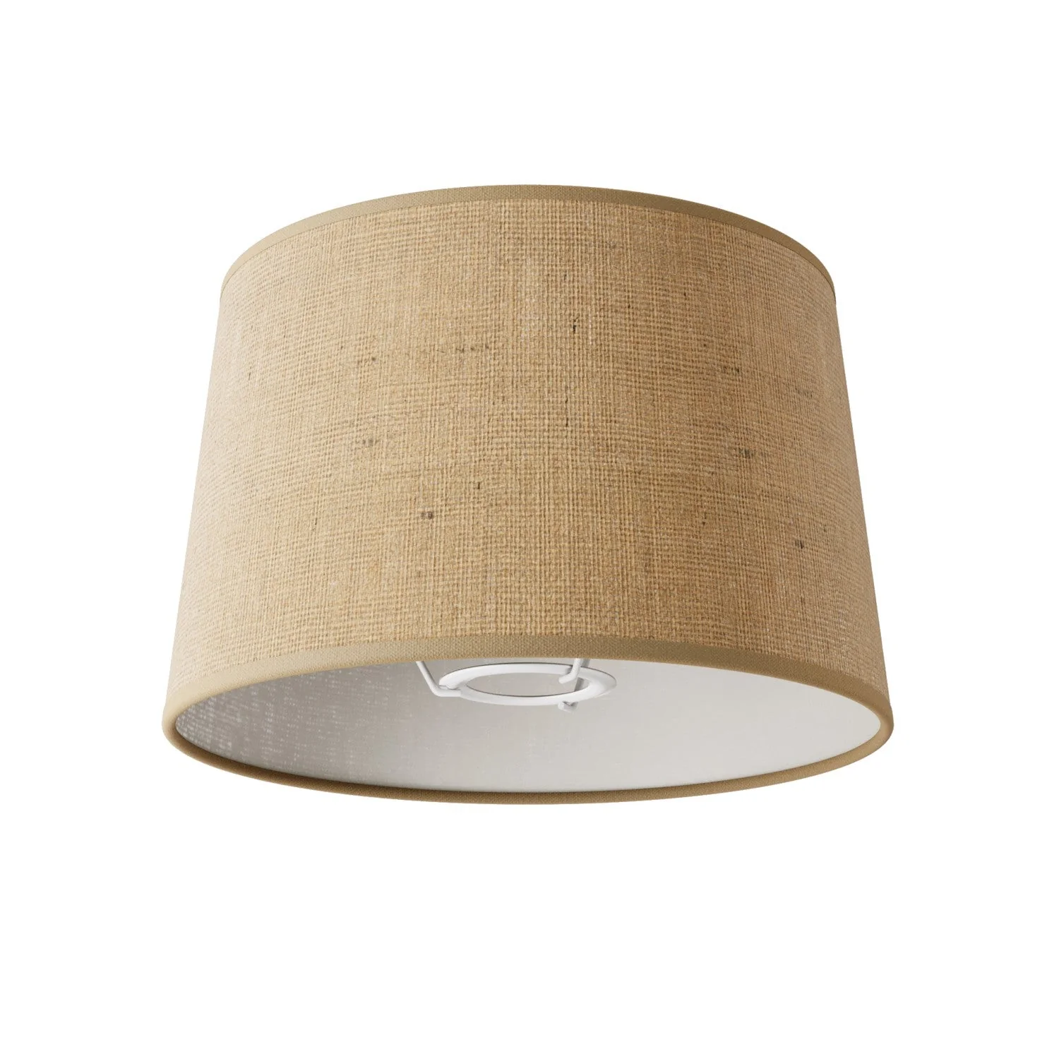 Athena lampshade with E27 fitting for table lamp - Made in Italy - Natural jute