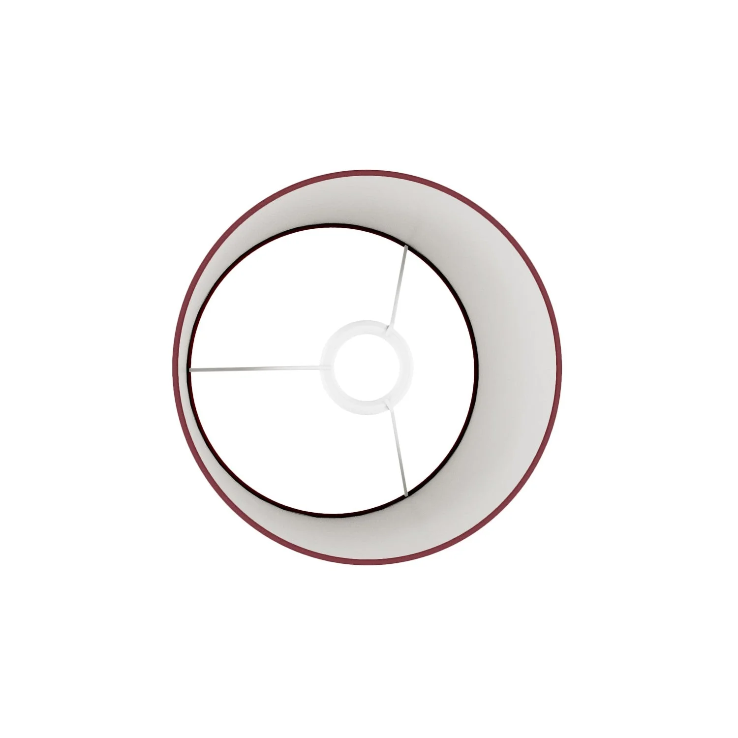 Athena Lampshade with E27 fitting for table or floor lamp - Made in Italy - Arenal Bordeaux - Image 3